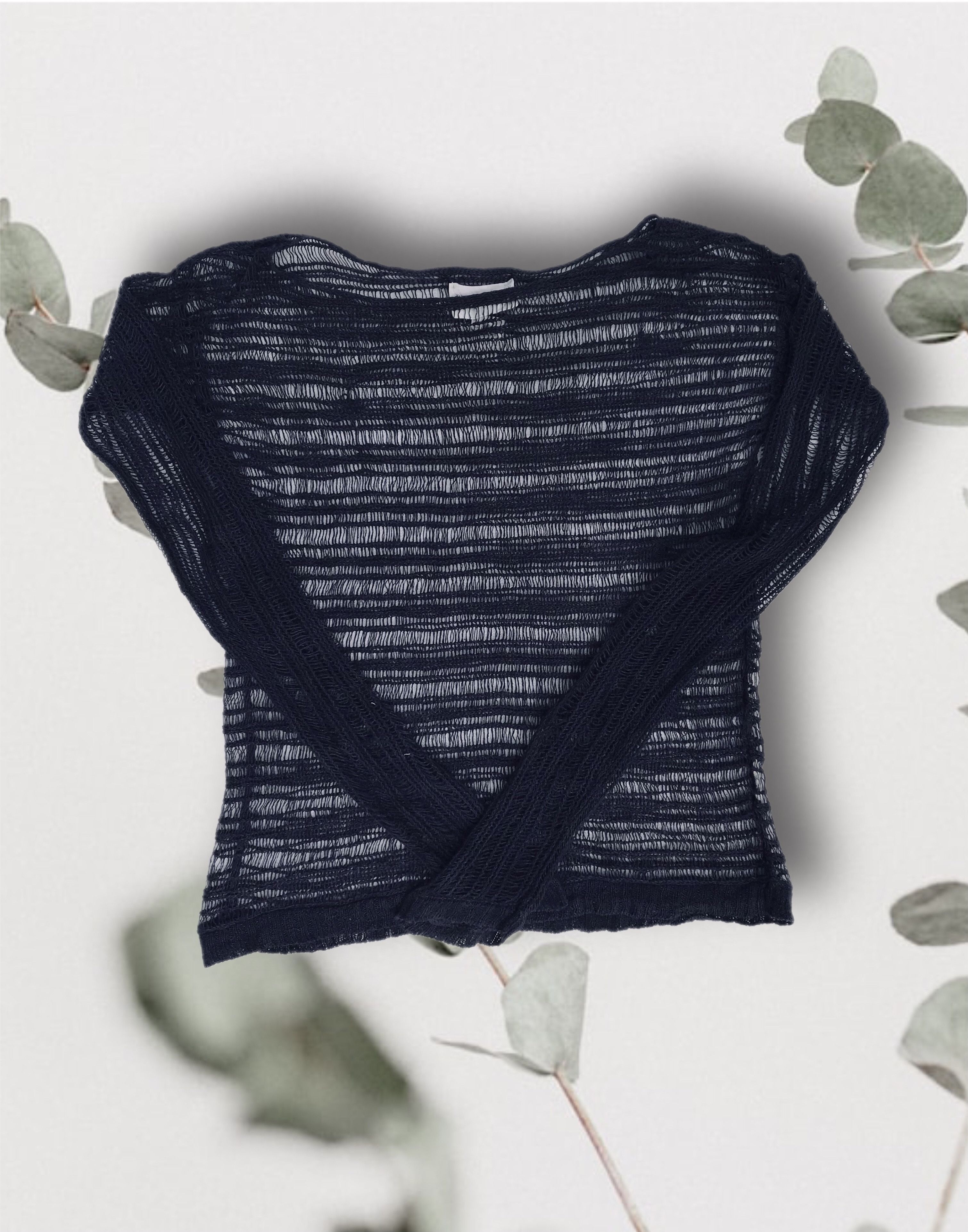 Denim & Supply Ralph Lauren Denim & Supply Ralph Lauren Mesh blouse Y2K Long Sleeve Size XS / US 0-2 / IT 36-38 - 2 Thumbnail