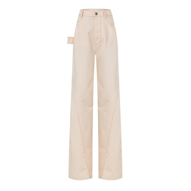 Bottega Veneta Bottega Veneta Bv Denim Jeans in White Size 26" / US 2 / IT 38 - 1 Thumbnail