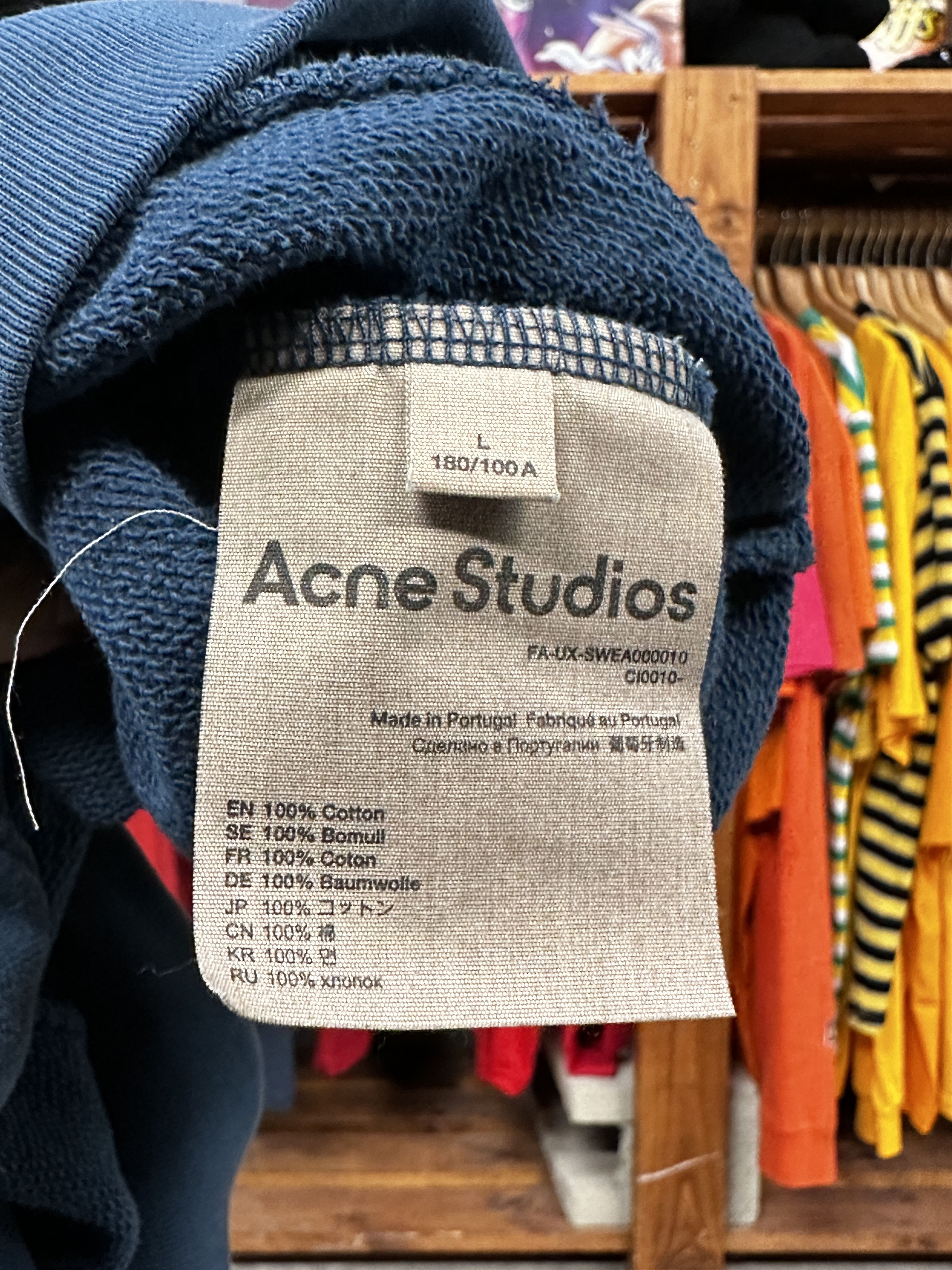 Acne Studios Acne Studios Logo Crewneck Sweater Size US L / EU 52-54 / 3 - 5 Thumbnail