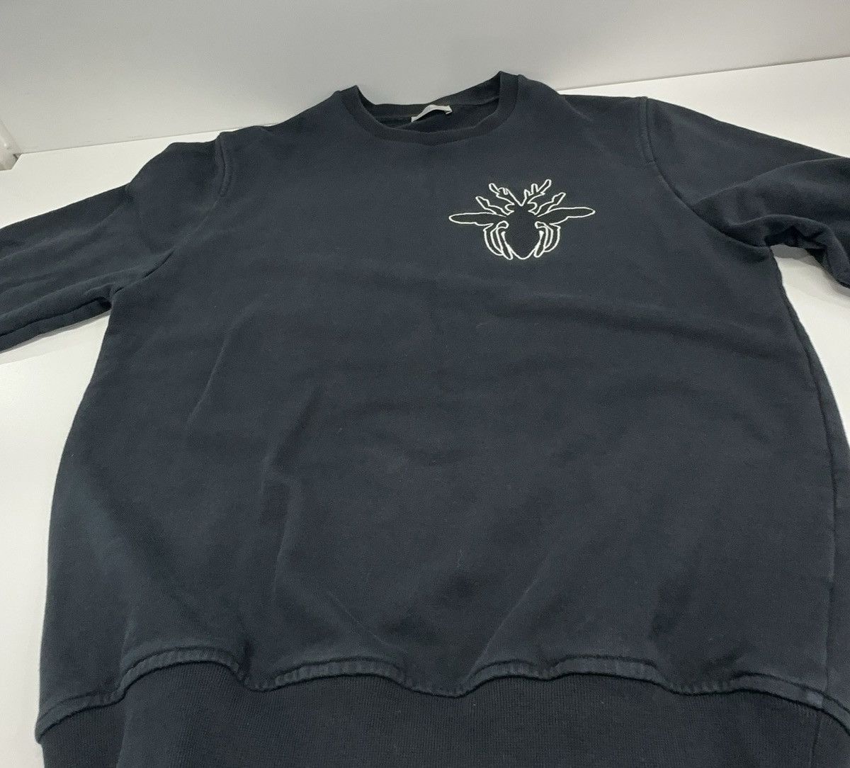 Dior Dior Men's Bee Pattern Round Neck Loose Sweatshirt Size US L / EU 52-54 / 3 - 5 Thumbnail