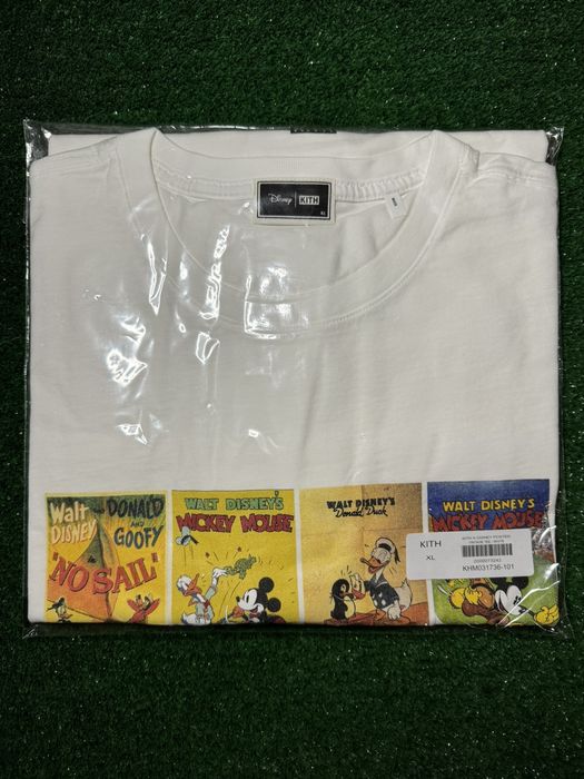 Kith KITH x Disney Mickey & Friends Poster Vintage Tee | Grailed