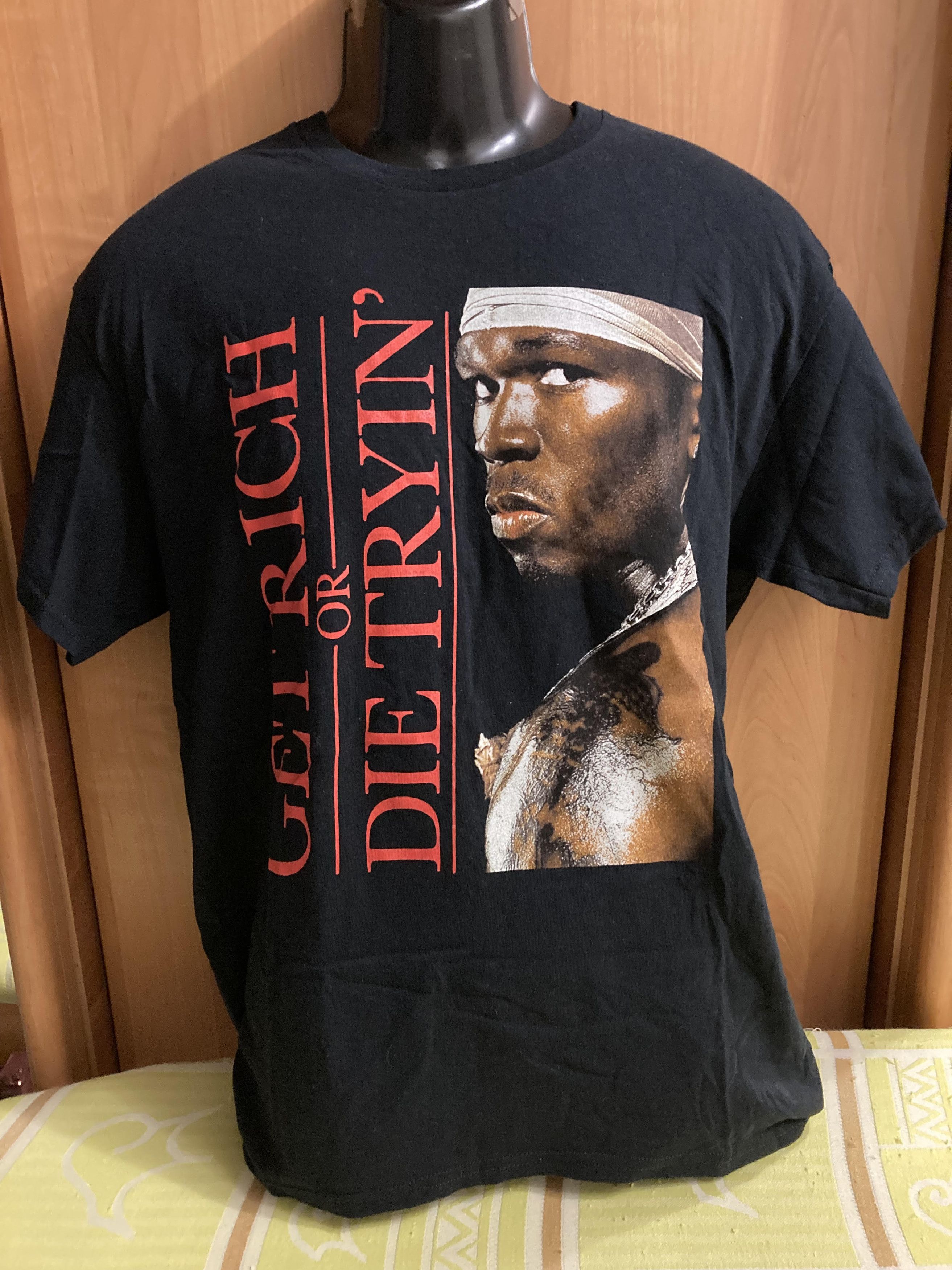 50 Cent × Rap Tees 50 Cent 20 Years Later Concert Tour T-shirt Size US L / EU 52-54 / 3 - 1 Thumbnail
