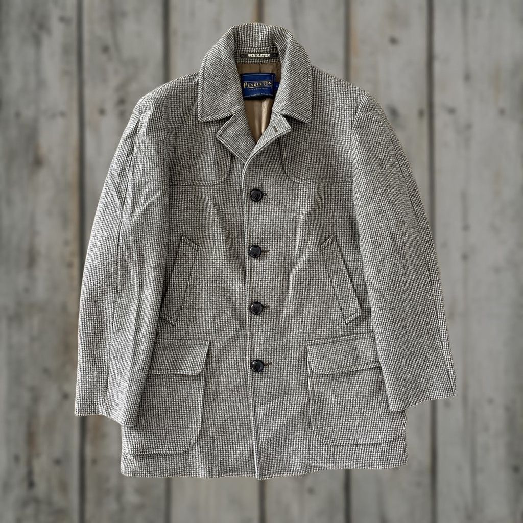 Pendleton VINTAGE Pendleton Wool Jacket Mens 44 Brown 100% Virgin Wool Bomber USA Originals Shirt? Size US S / EU 44-46 / 1 - 1 Thumbnail