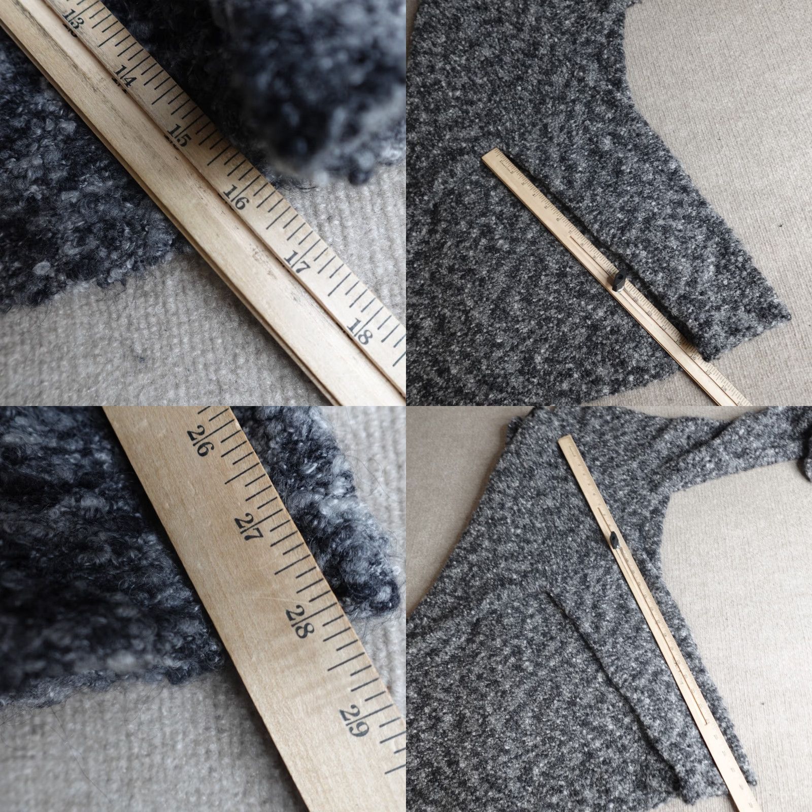 Eileen Fisher Eileen Fisher Jacket Womens L Gray Boucle Wool Mohair Nylon Size L / US 10 / IT 46 - 8 Thumbnail