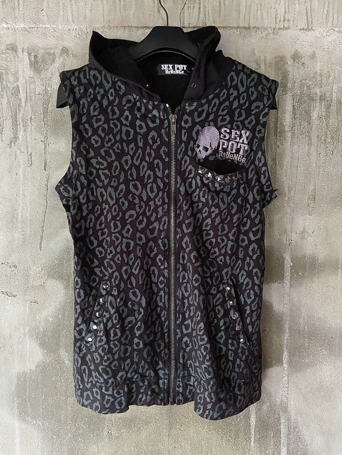 Sex Pot ReVeNGe SEX POT REVENGE PUNK ZIP HOODIE & CAN BE VEST JACKET Size US S / EU 44-46 / 1 - 3 Thumbnail