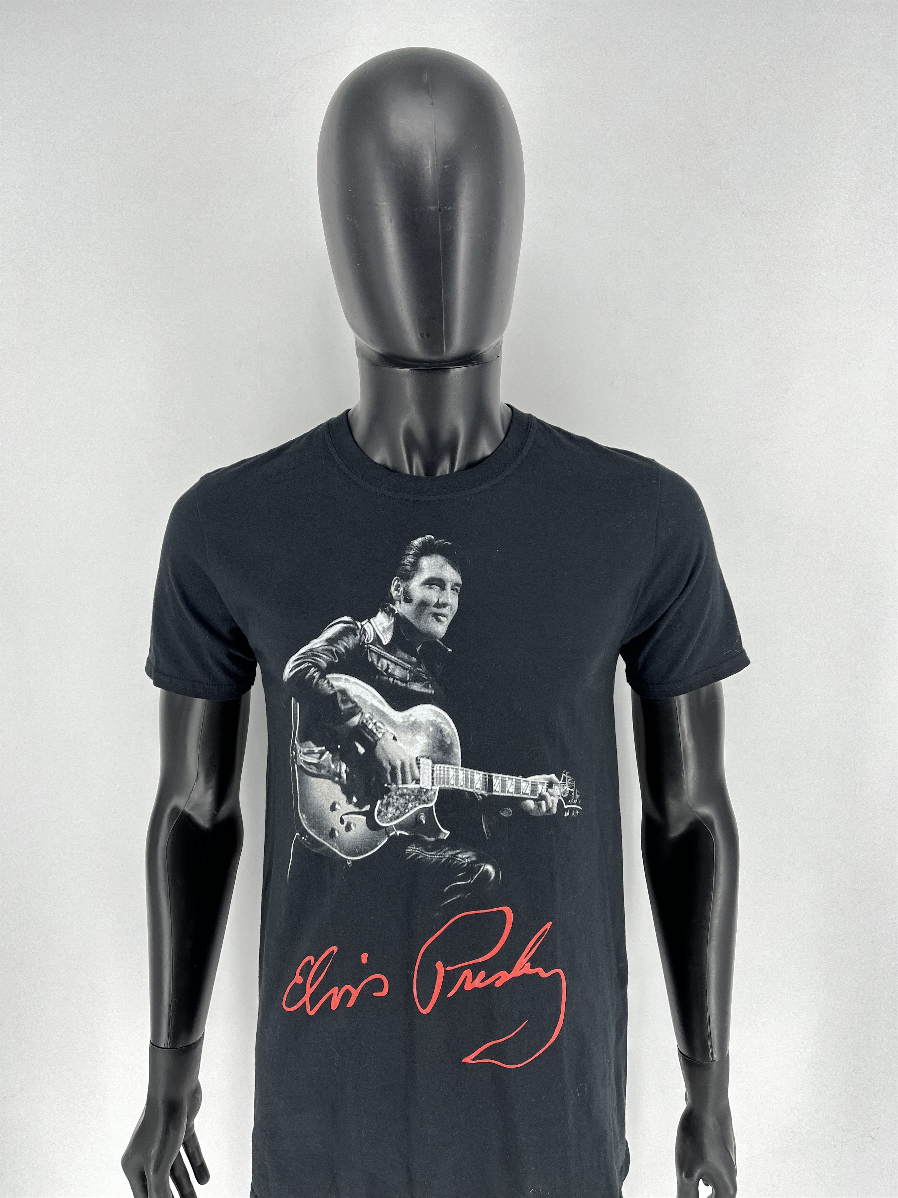 Band Tees Gildan Black Elvis Presley Shirt Mens Size XL Size US M / EU 48-50 / 2 - 5 Thumbnail