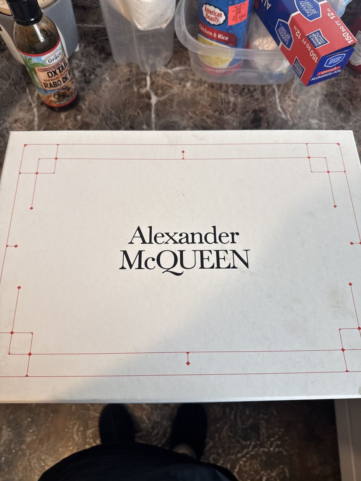 Alexander McQueen Black and White Lace Up Canvas 9.5 Size US 9.5 / EU 42-43 - 1 Thumbnail