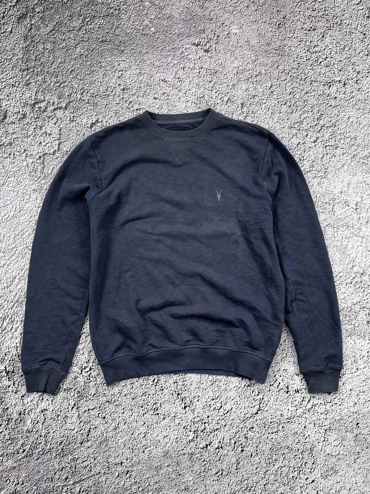 Allsaints Vintage Y2K Allsaints Faded Sweatshirt Logo streetwear S Size US S / EU 44-46 / 1 - 1 Thumbnail
