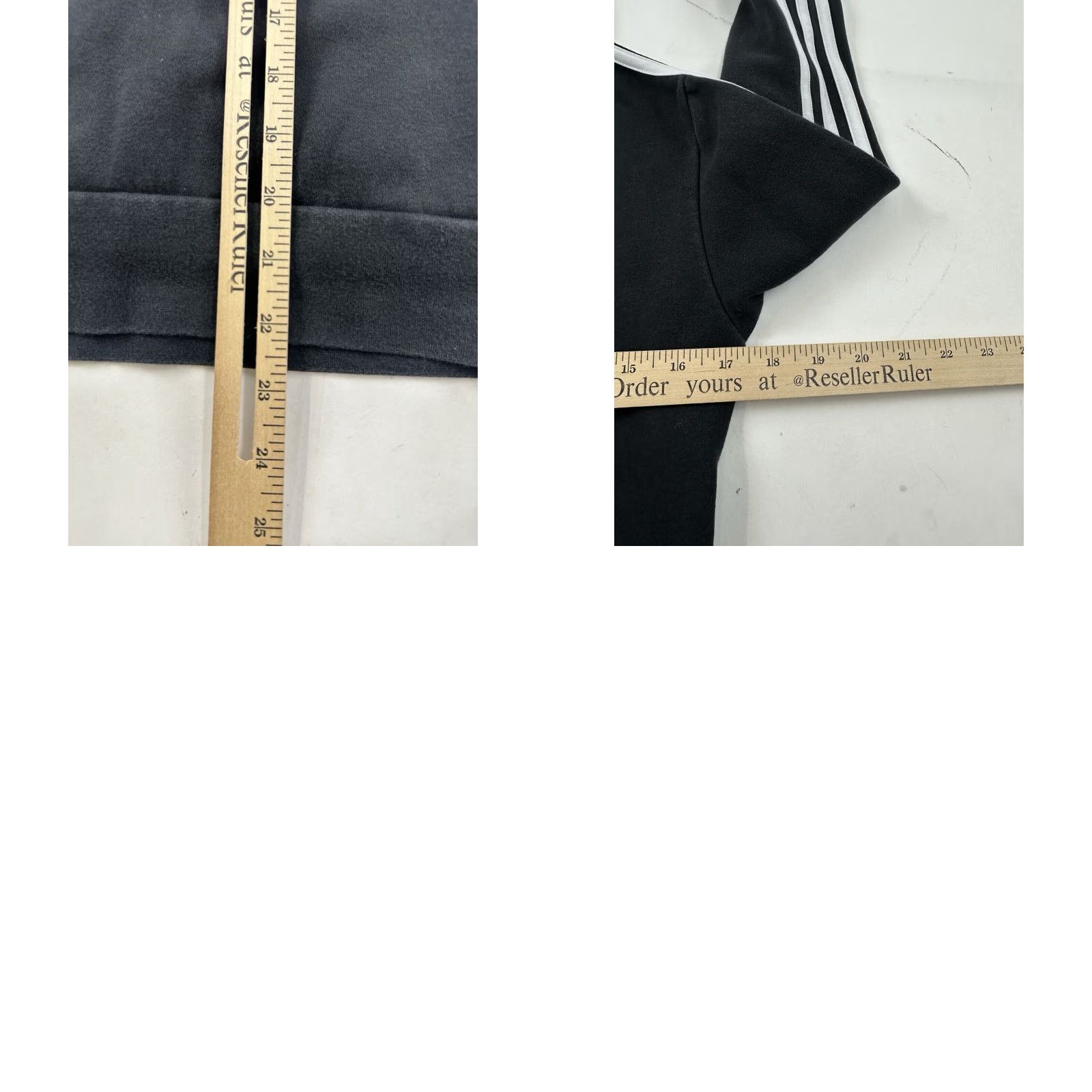 Adidas Adidas Hoodie Sweatshirt Womens XS Black Pullover Long Sleeve Zip Pockets Casual Activewear Size XS / US 0-2 / IT 36-38 - 8 Thumbnail