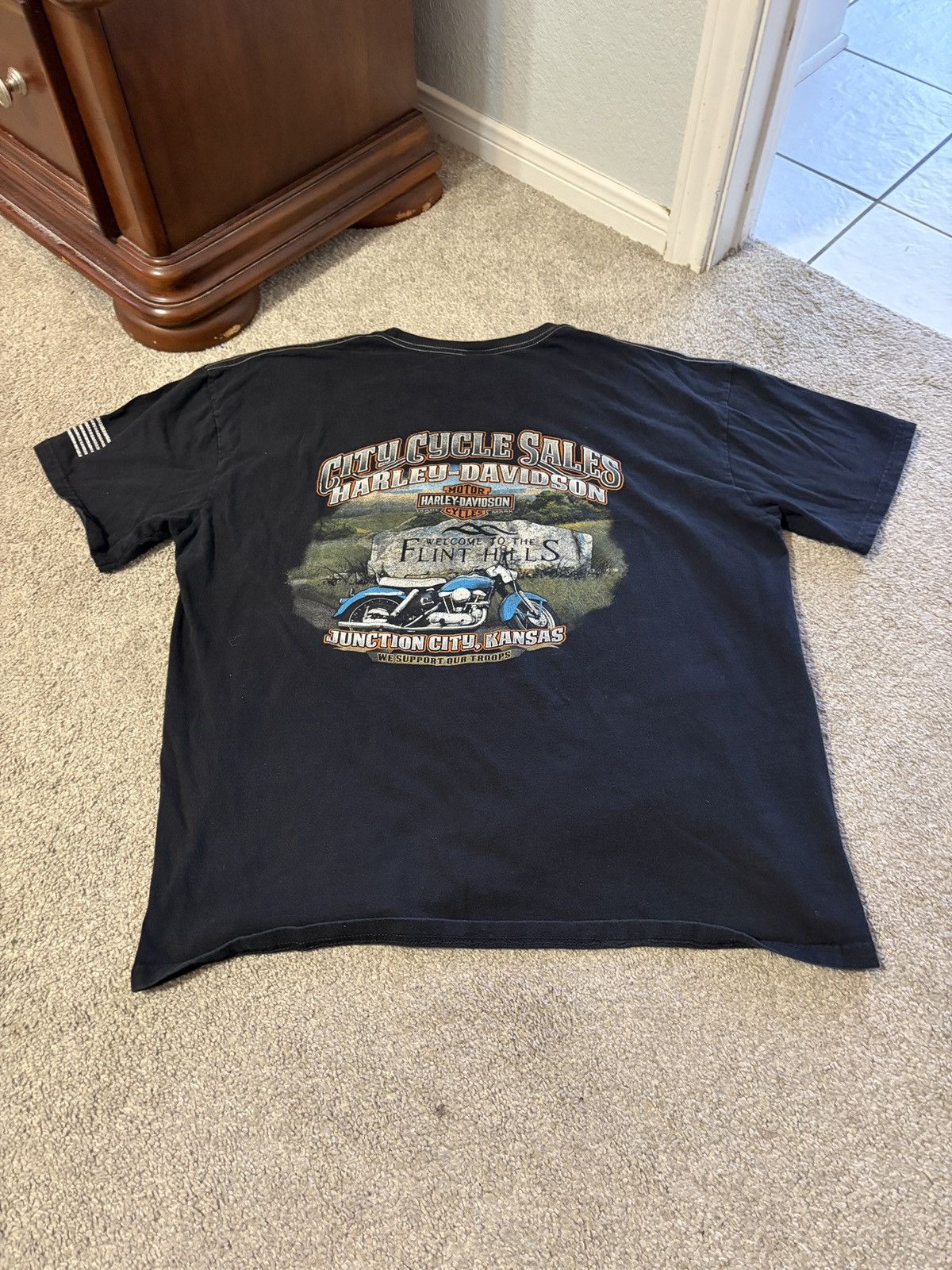 Harley Davidson Harley Davidson Eagle Graphic T Shirt Size XXL Double Sided Size US XXL / EU 58 / 5 - 3 Thumbnail