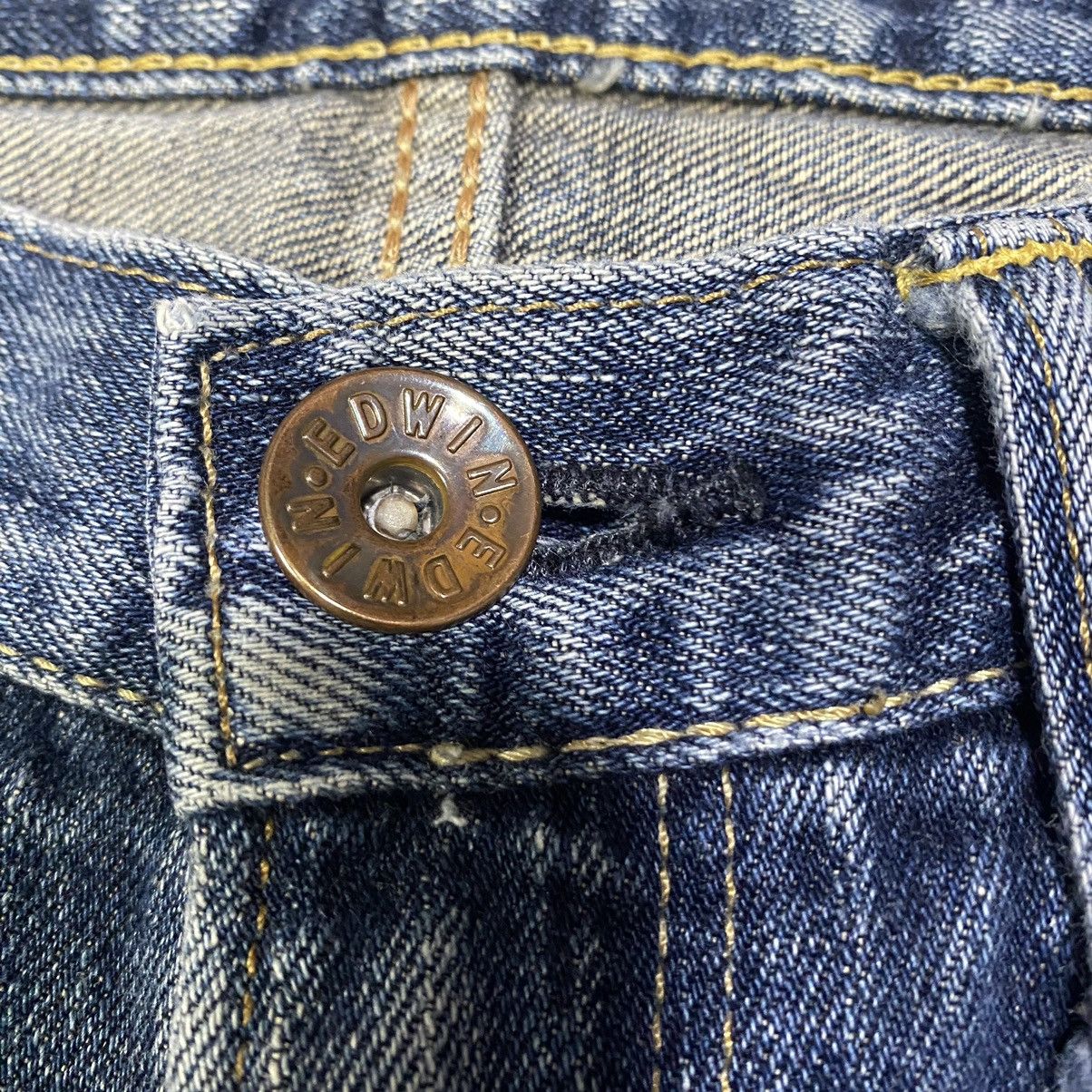 Edwin × Jean Edwin 505 Selvage Denim Distressed Jeans Size US 30 / EU 46 - 5 Thumbnail
