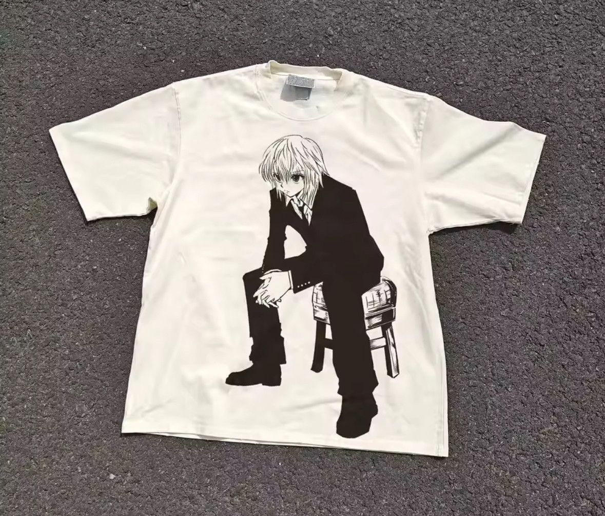 Japanese Brand Classic Y2K Hunter X Kurapika Comic Style Heavyweight TShirt Size US XL / EU 56 / 4 - 1 Thumbnail