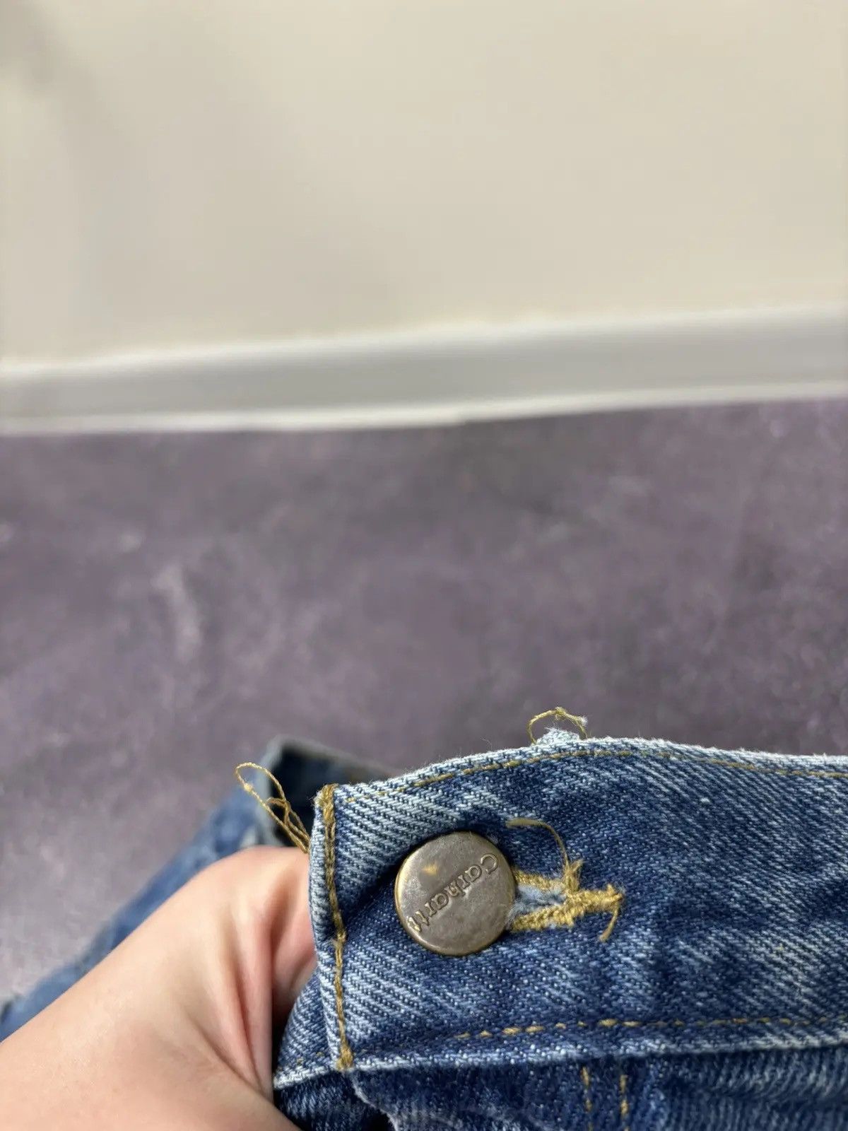 Carhartt × Vintage Vintage Carhartt Relaxed Fit Blue Hype Denim Baggy Jeans Size US 38 / EU 54 - 9 Thumbnail