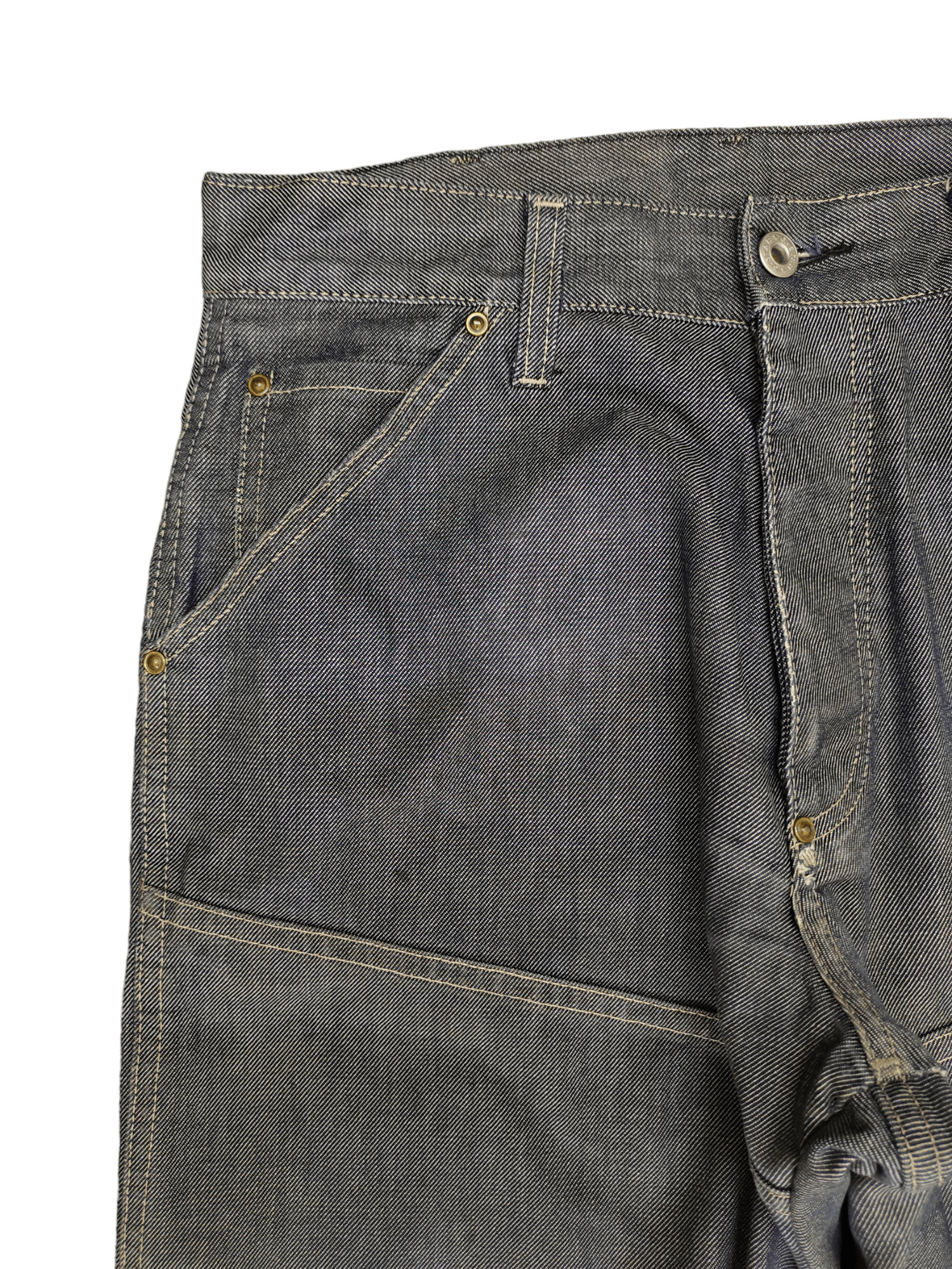 G-Star Vintage G Star Raw Denim Elwood Loose Distress Jeans Size US 31 - 12 Thumbnail