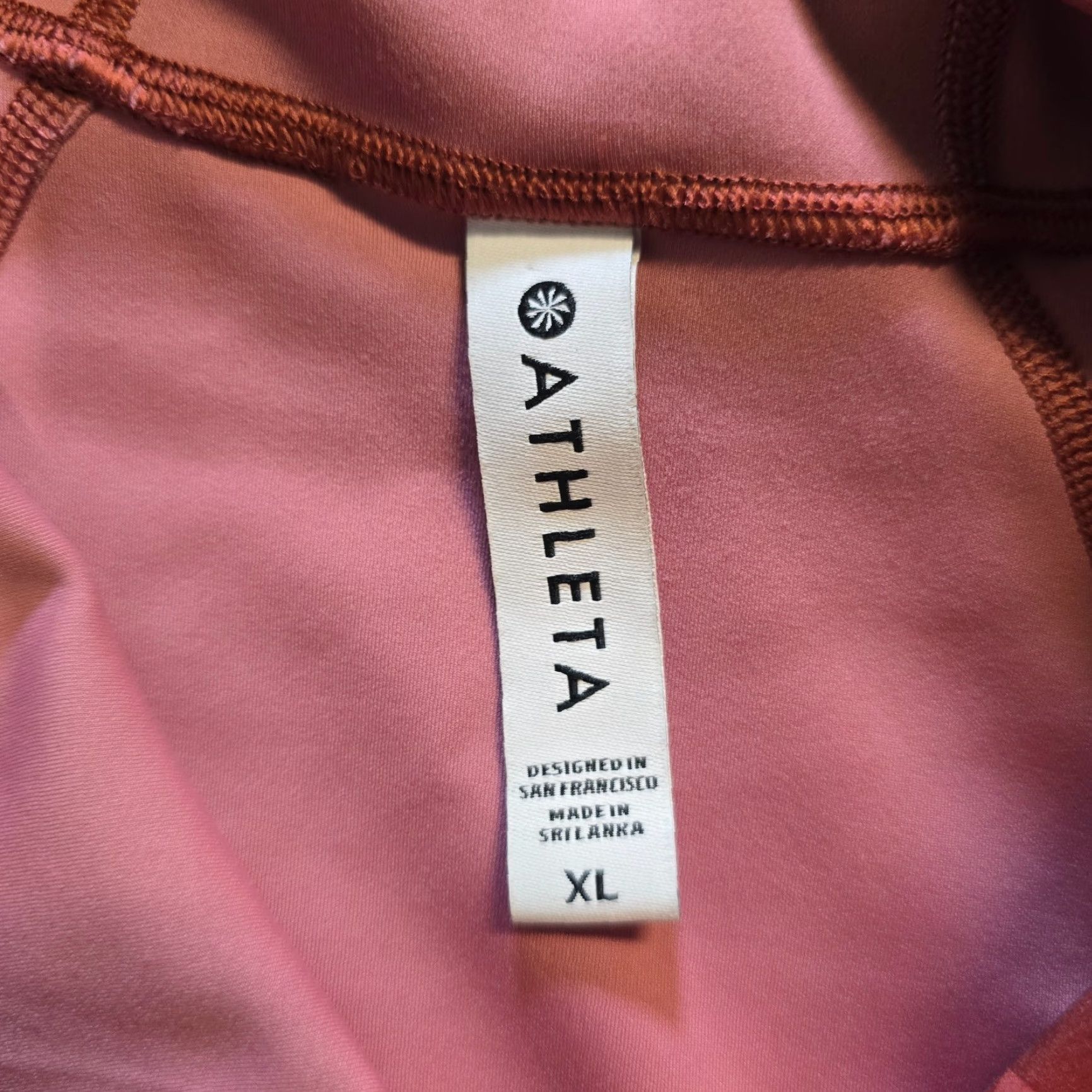 Athleta Athleta Hoodie Women XL Red Camo Performance Crop Casual Comfort Size XL / US 12-14 / IT 48-50 - 7 Thumbnail