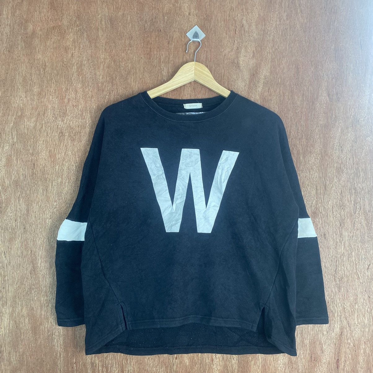 Japanese Brand × Vintage Vintage Sweatshirt Big "W" big EHY by Season #K01556 Size US M / EU 48-50 / 2 - 1 Thumbnail