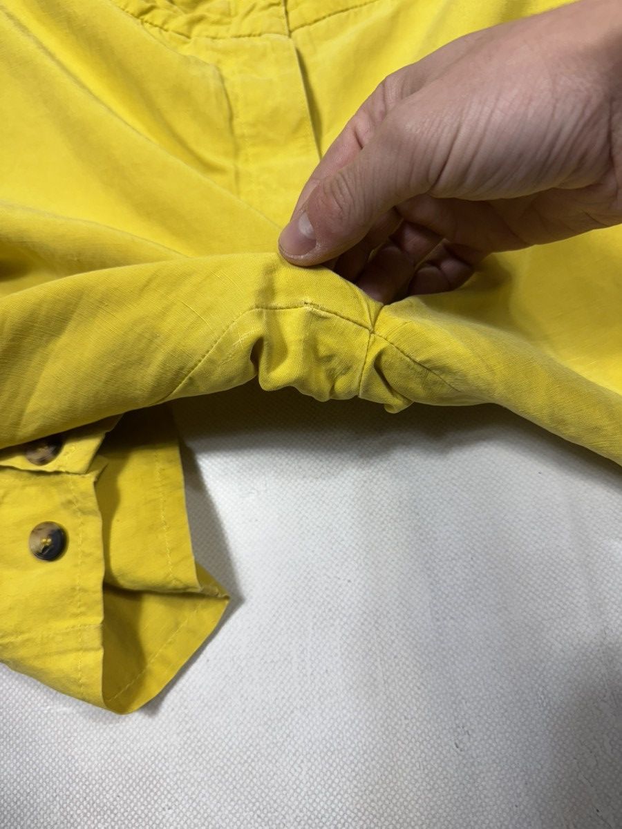 Kenzo Kenzo Woman's Linen Set Jacket &Cropped Capri Pants Yellow Size XS / US 0-2 / IT 36-38 - 11 Thumbnail