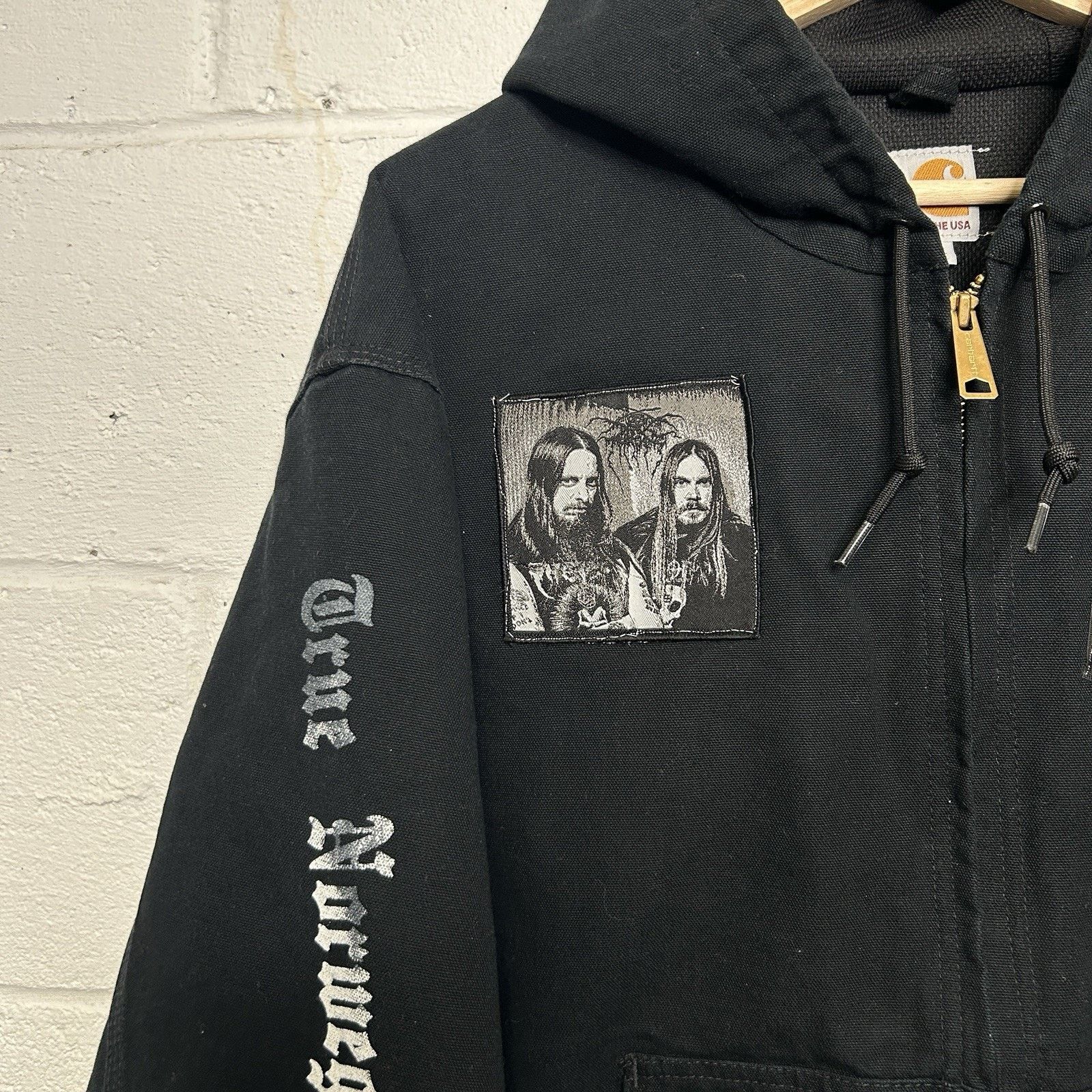 Carhartt Y2K Carhartt Thermal-Lined Hooded Jacket “Black” Dark Throne Size US XL / EU 56 / 4 - 6 Thumbnail