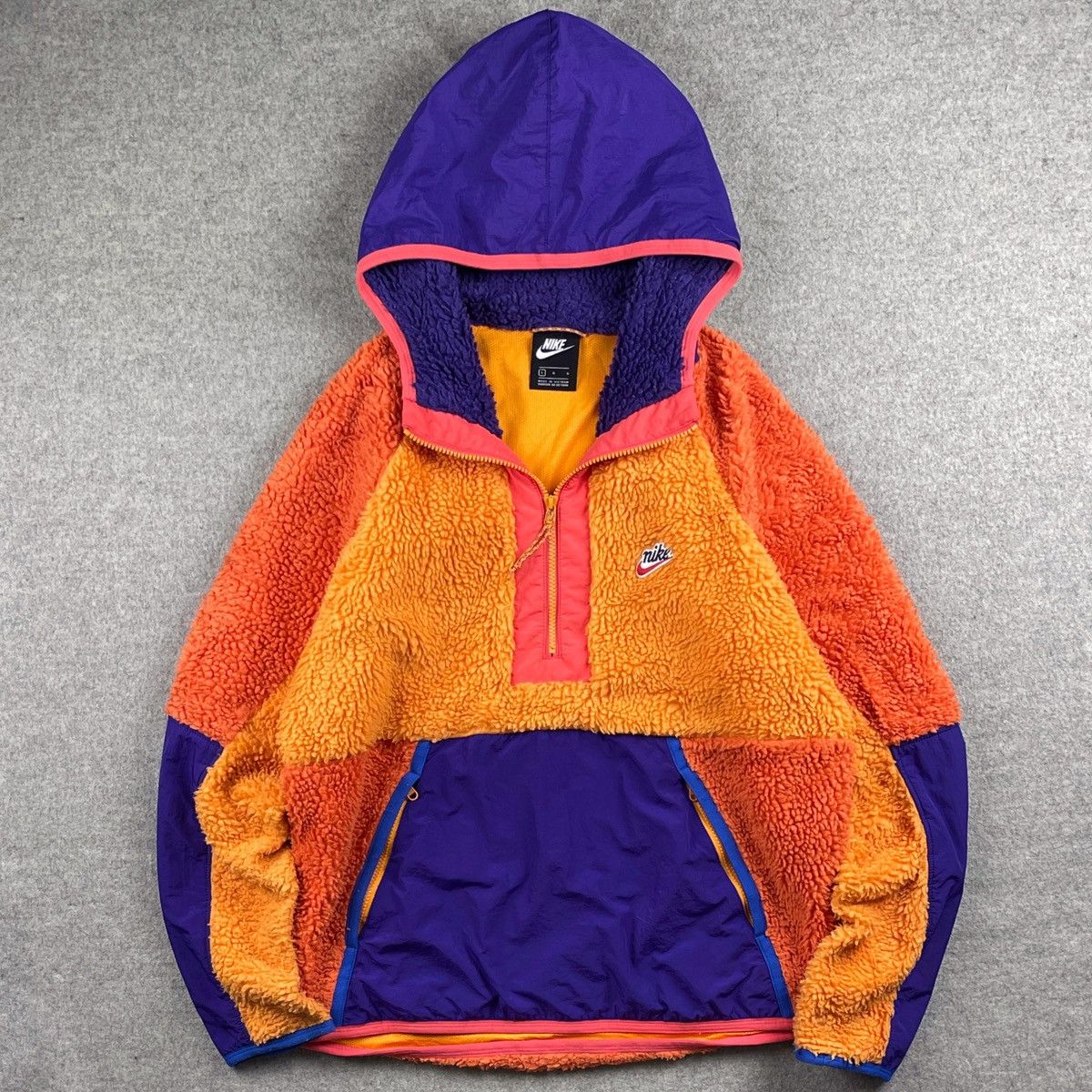 Nike sherpa half zip hotsell