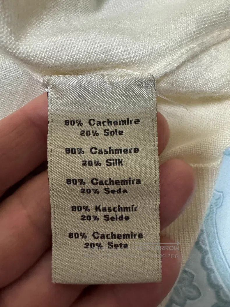 Hermes Hermes Cashmere Sweater, 80% Cashmere + 20% Mulberry Silk, Size M / US 6-8 / IT 42-44 - 8 Thumbnail