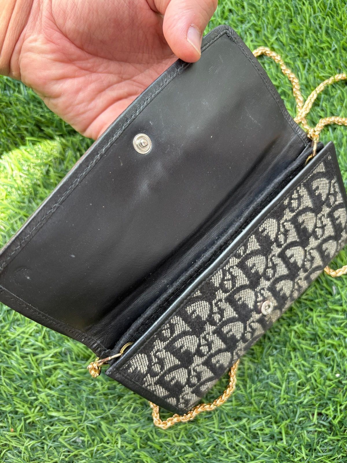 Dior Christian Dior Monogram Chain Wallet / Shoulder Bag Size ONE SIZE - 4 Thumbnail