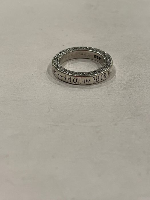 Chrome Hearts RARE Chrome Hearts FUCK YOU Spacer Ring 3mm Size 5