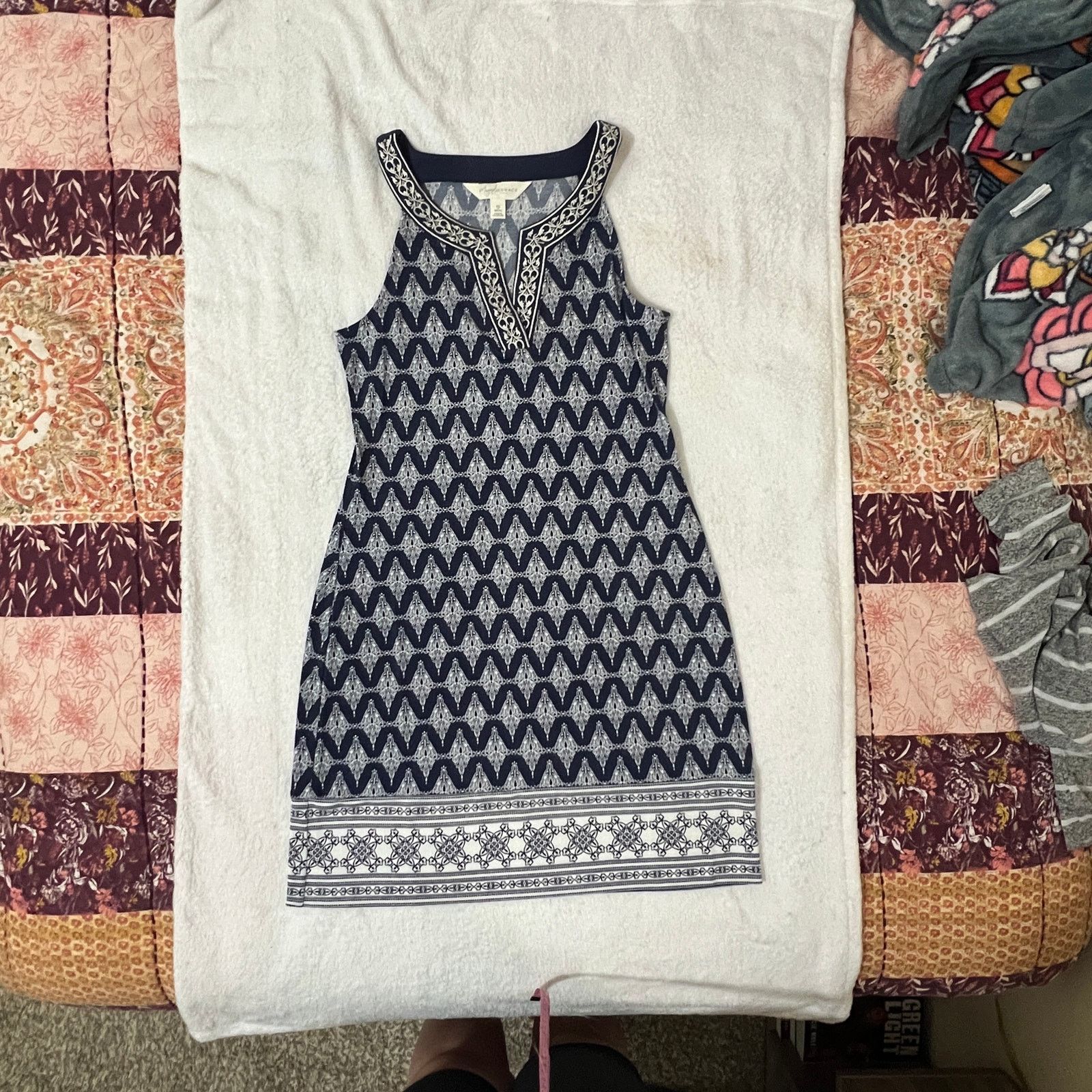 Other Alhambra Embroidered Trim Knit Dress - Stitch Fix Size XS / US 0-2 / IT 36-38 - 15 Thumbnail