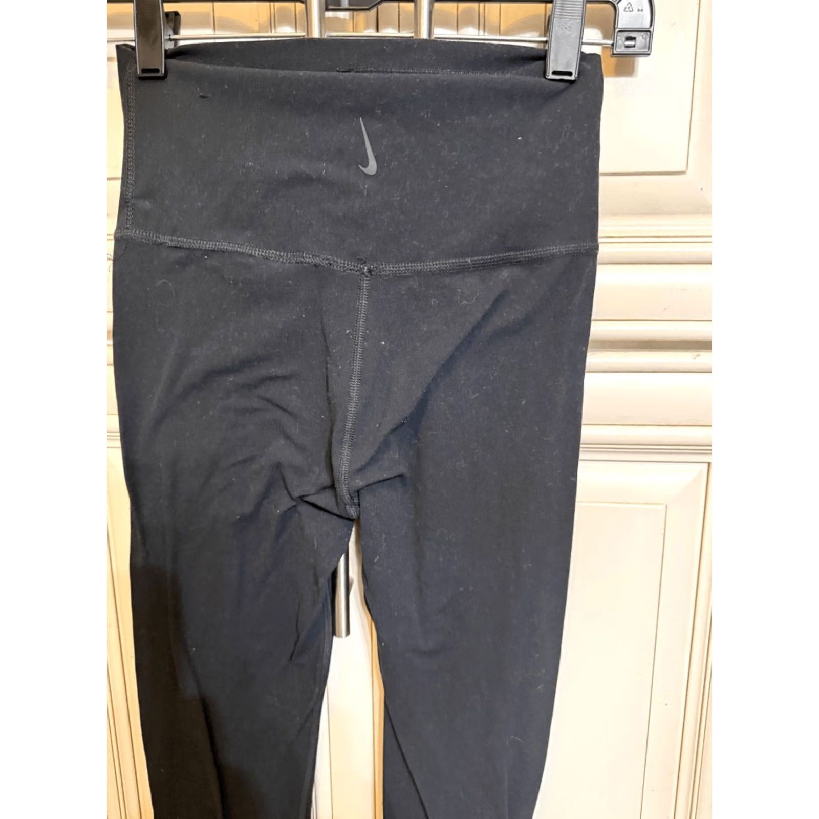 Nike Nike Women's Leggings Dri-fit High Waisted Pull-on Black Small Size 28" / US 6 / IT 42 - 4 Thumbnail