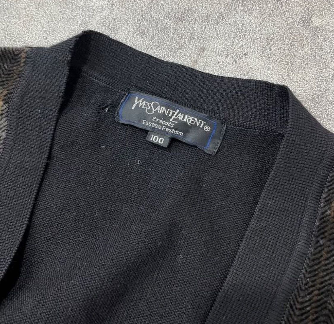 Yves Saint Laurent Vtg YSL cardigan Size US L / EU 52-54 / 3 - 3 Thumbnail