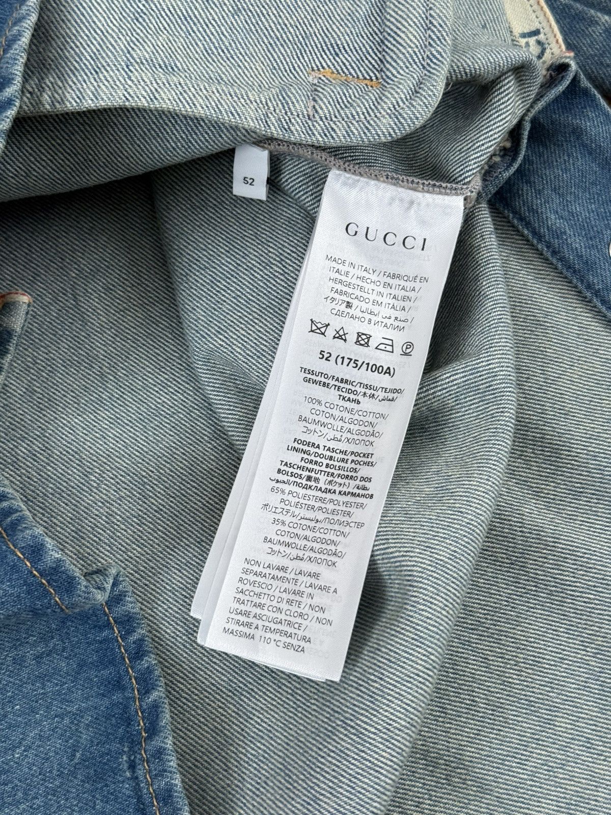 Gucci Gucci Denim Shirt Size US L / EU 52-54 / 3 - 5 Thumbnail