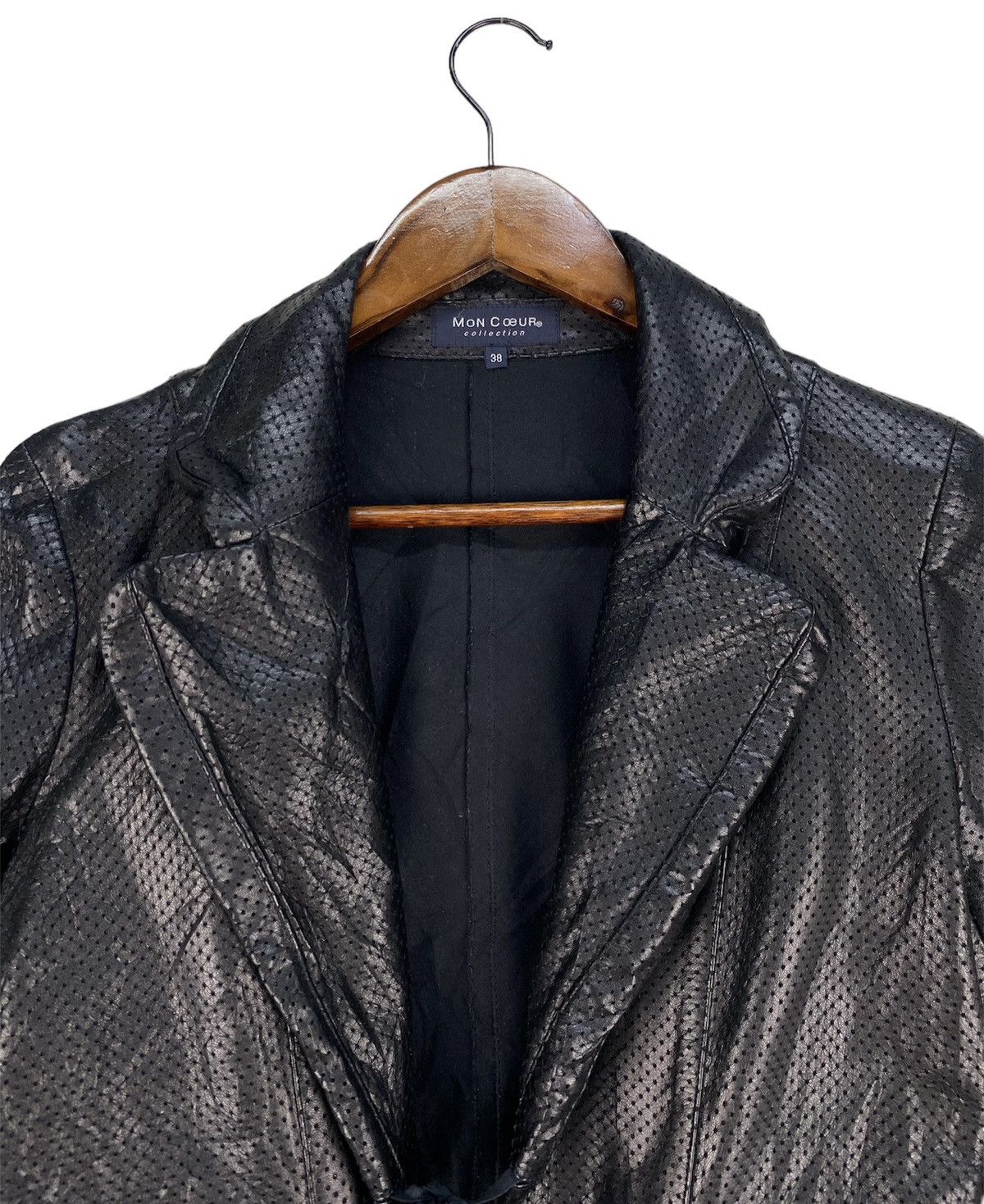 If Six Was Nine Mon ceour Cow Leather Jacket Size XS / US 0-2 / IT 36-38 - 2 Thumbnail