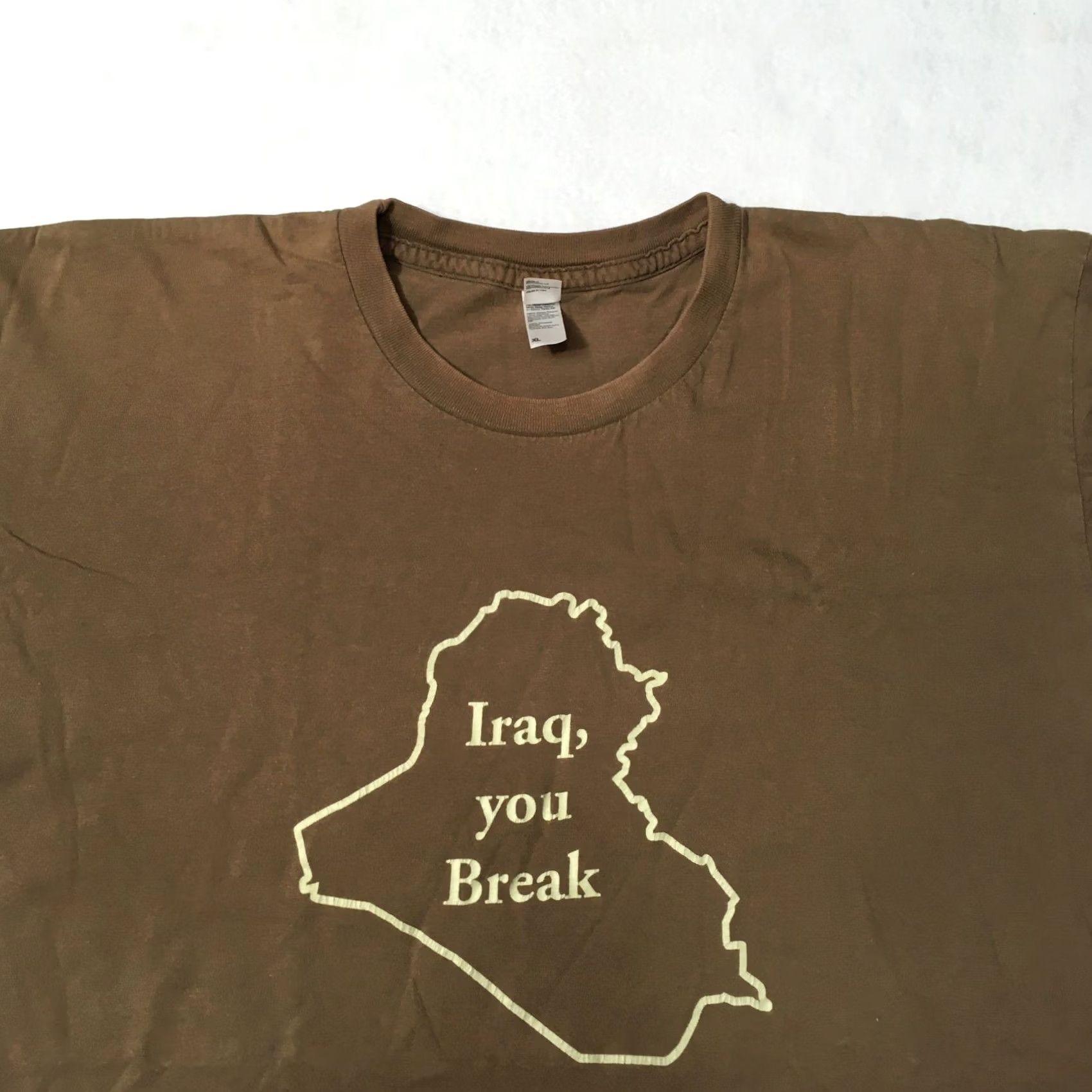 American Apparel AMERICAN APPAREL T-shirt XL USA MADE Iraq YOU BREAK Survivor Size US XL / EU 56 / 4 - 2 Thumbnail