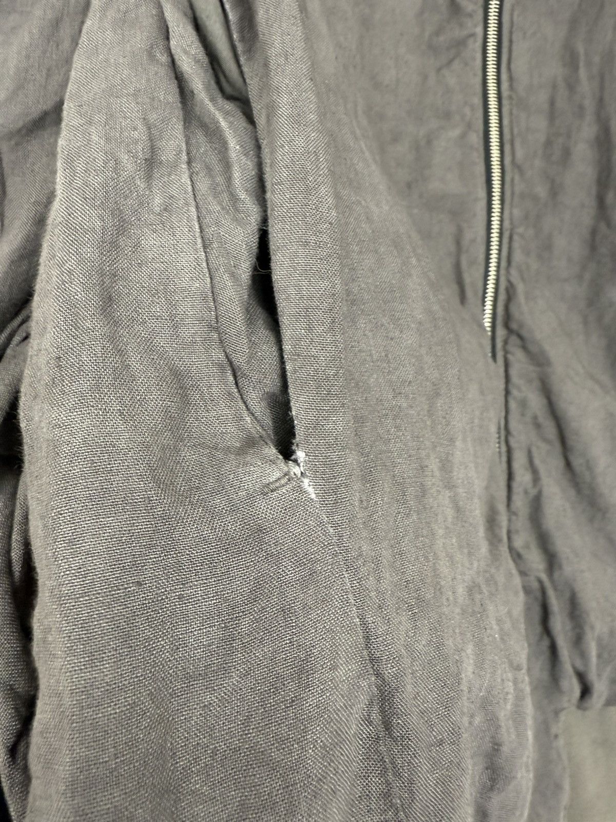 Lost & Found Ria Dunn Lost & Found Rooms Oversized Wrinkled Linen Bomber Jacket Size US XS / EU 42 / 0 - 8 Thumbnail