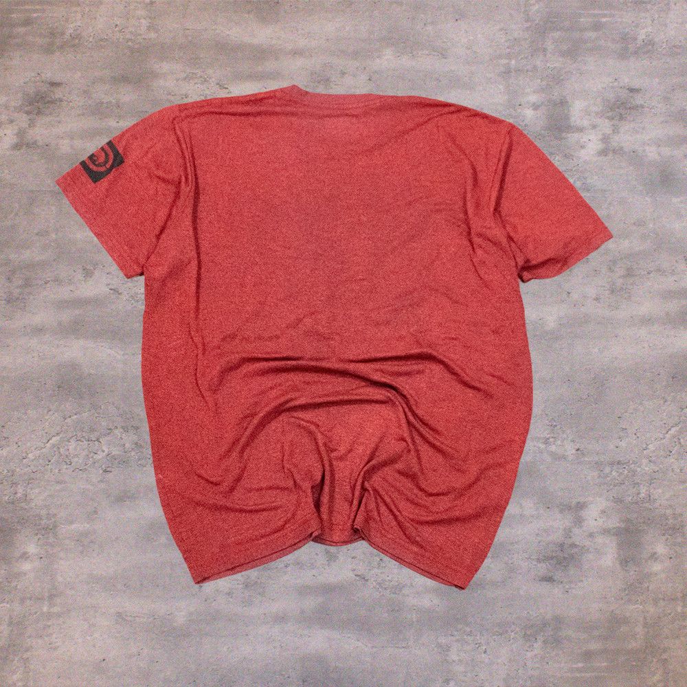 Ecko Unltd. Ecko Unlimited Big Print Burgundy Red Double Stitch T-Shirt Size US M / EU 48-50 / 2 - 2 Thumbnail