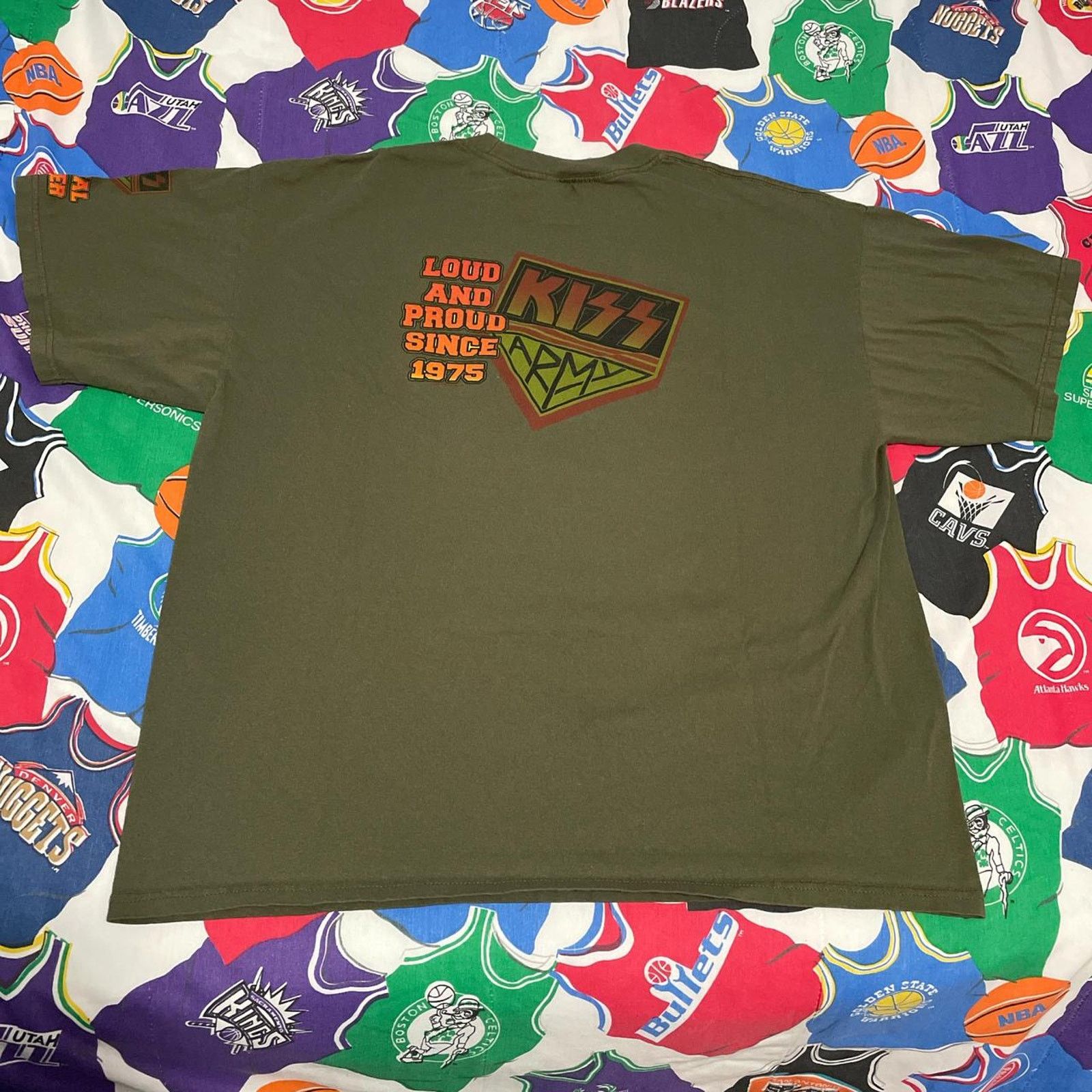 Band Tees × Vintage Kiss Army Official Member 40 Year Anniversary Tour Rock Tee Size US XL / EU 56 / 4 - 2 Thumbnail