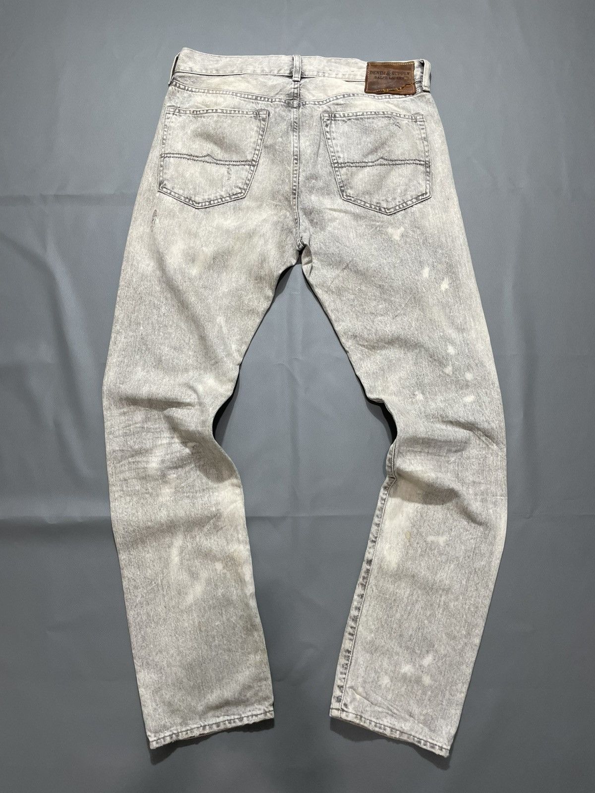 RRL Ralph Lauren RARE Denim Supply RL mudwash Distrssed Jeans Size US 34 / EU 50 - 4 Thumbnail