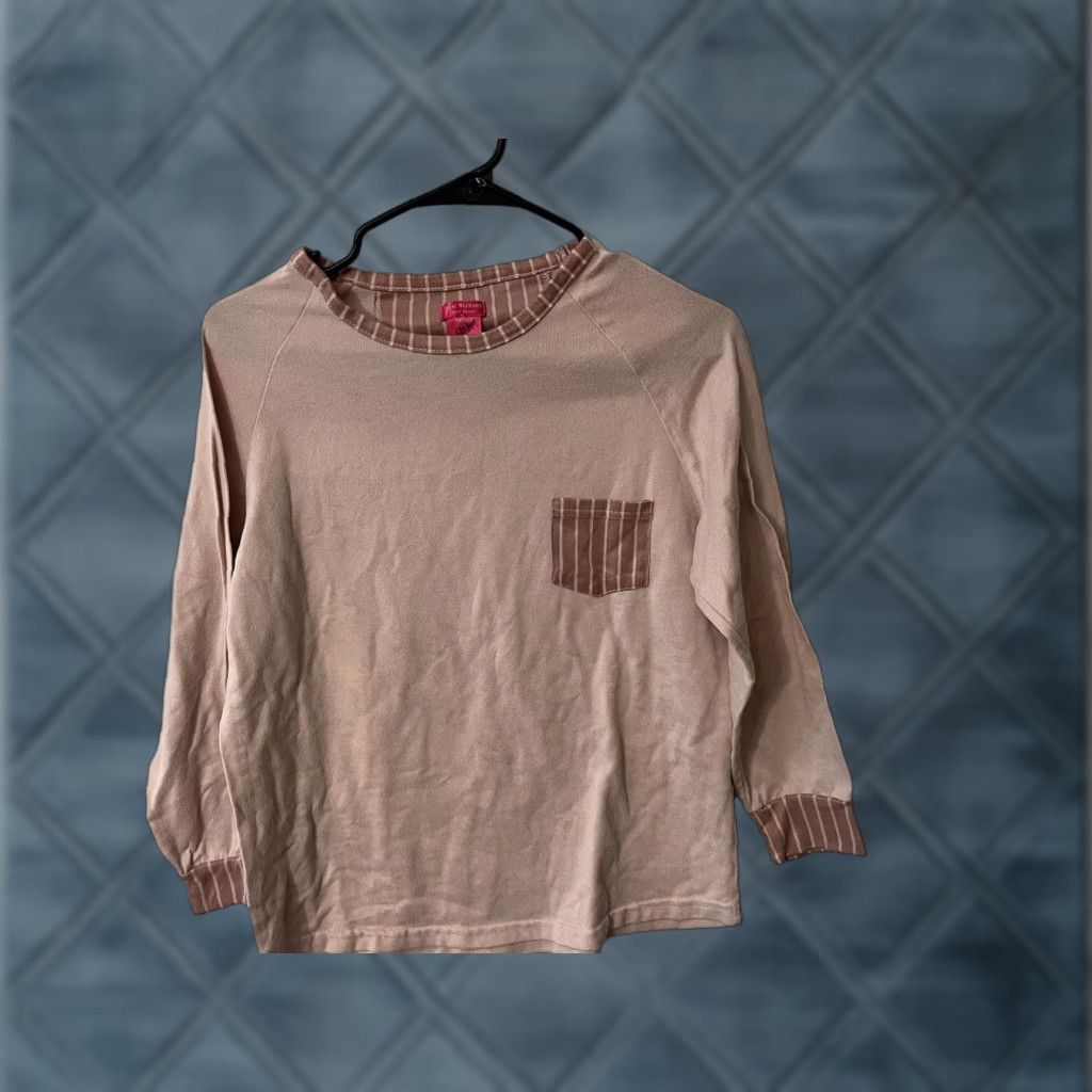 Isaac Mizrahi Isaac Mizrahi Live! Essentials Crew Neck Long Sleeve T-Shirt Pink Lounge Sleep M Size M / US 6-8 / IT 42-44 - 1 Thumbnail