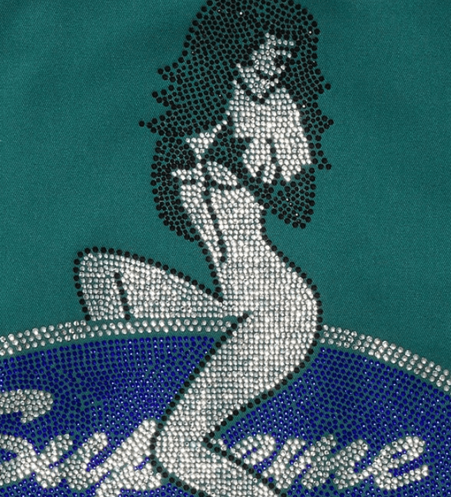 Supreme Supreme Rhinestone Pin Up S/S Work Shirt Work Green Medium Size US M / EU 48-50 / 2 - 2 Thumbnail