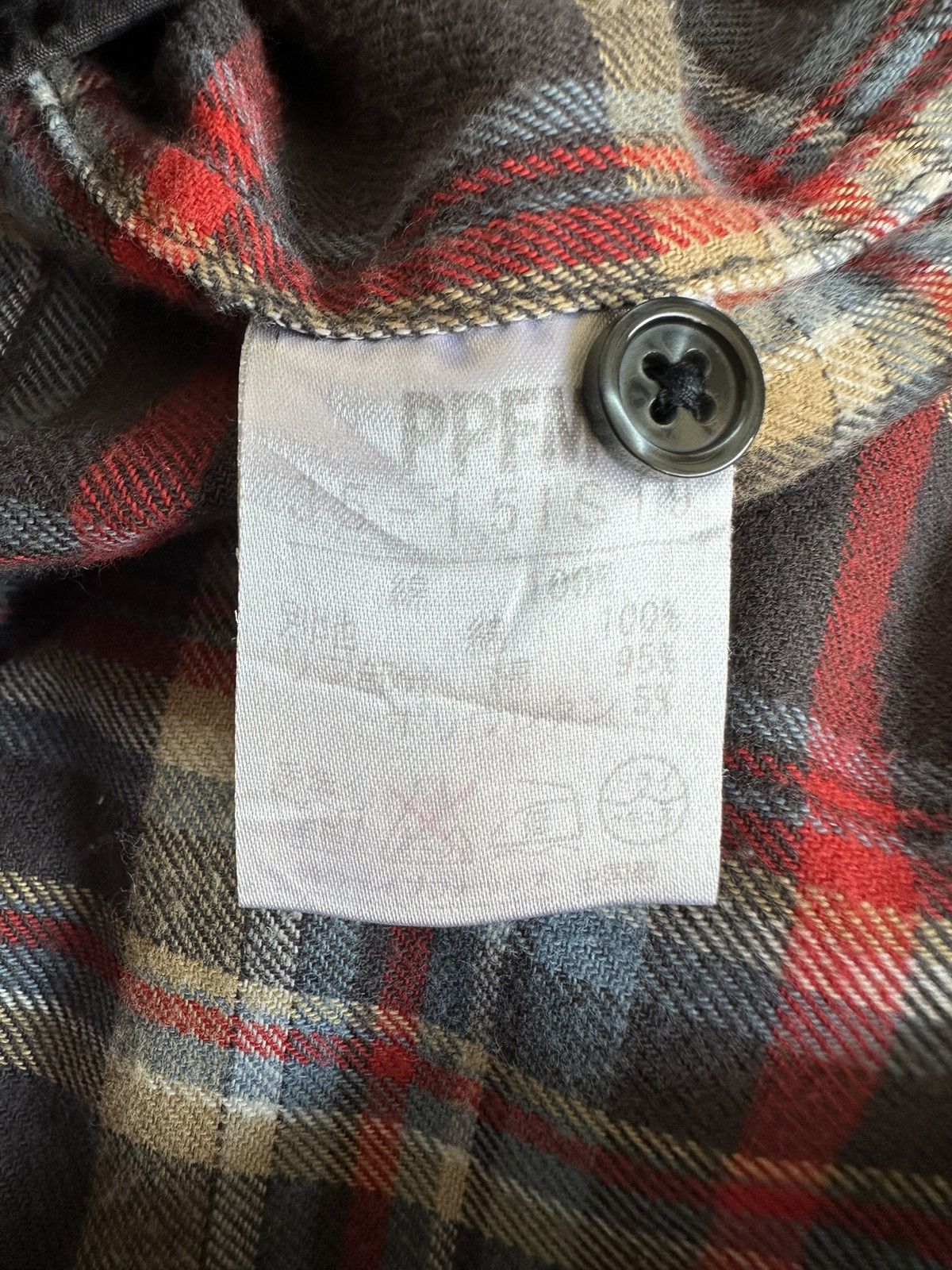 PPFM FW08 PPFM '' Desert Fox'' checker cotton flannel shirt Size US M / EU 48-50 / 2 - 15 Thumbnail
