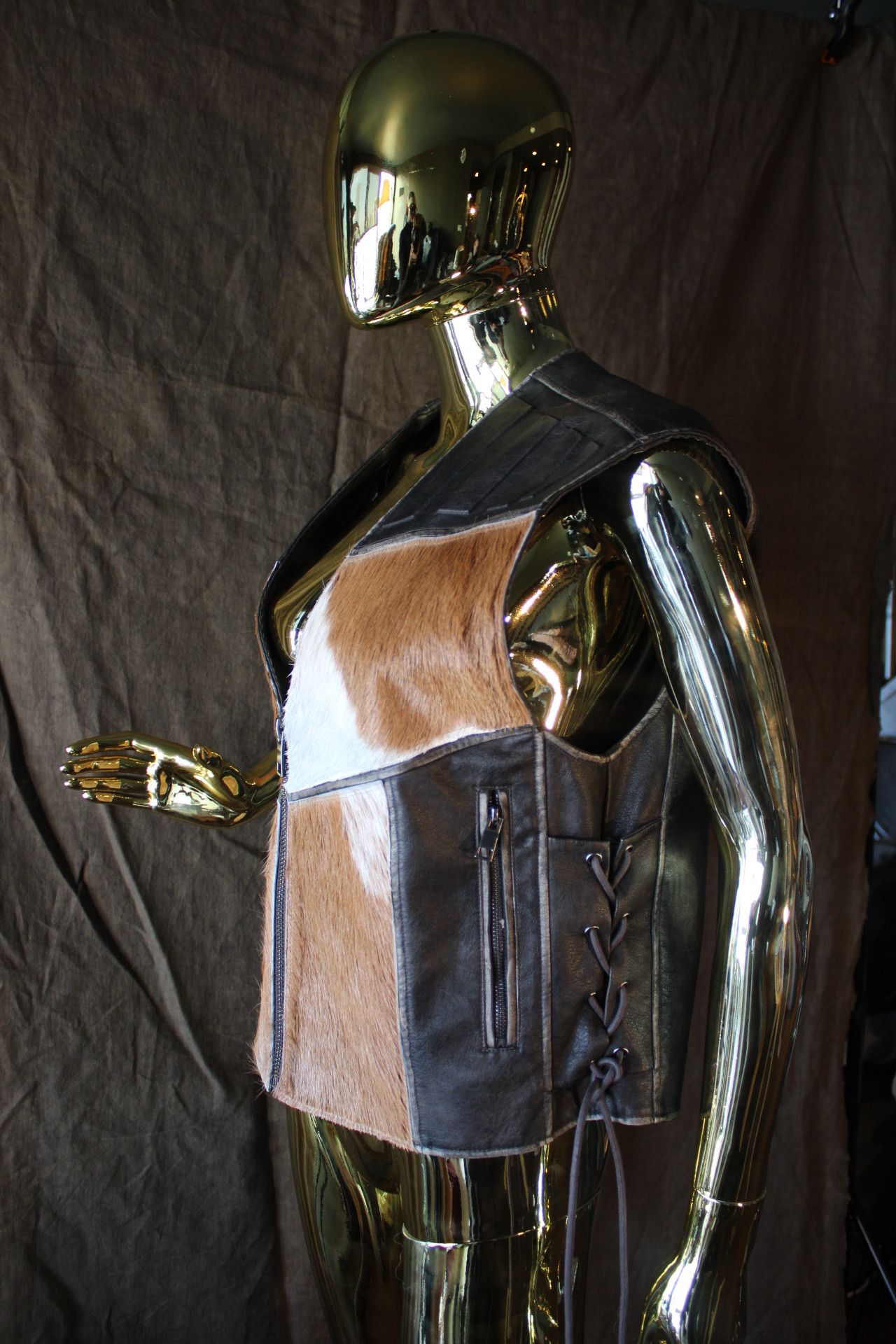 Other Custom-made Vest with Real cow leather Size US M / EU 48-50 / 2 - 8 Thumbnail
