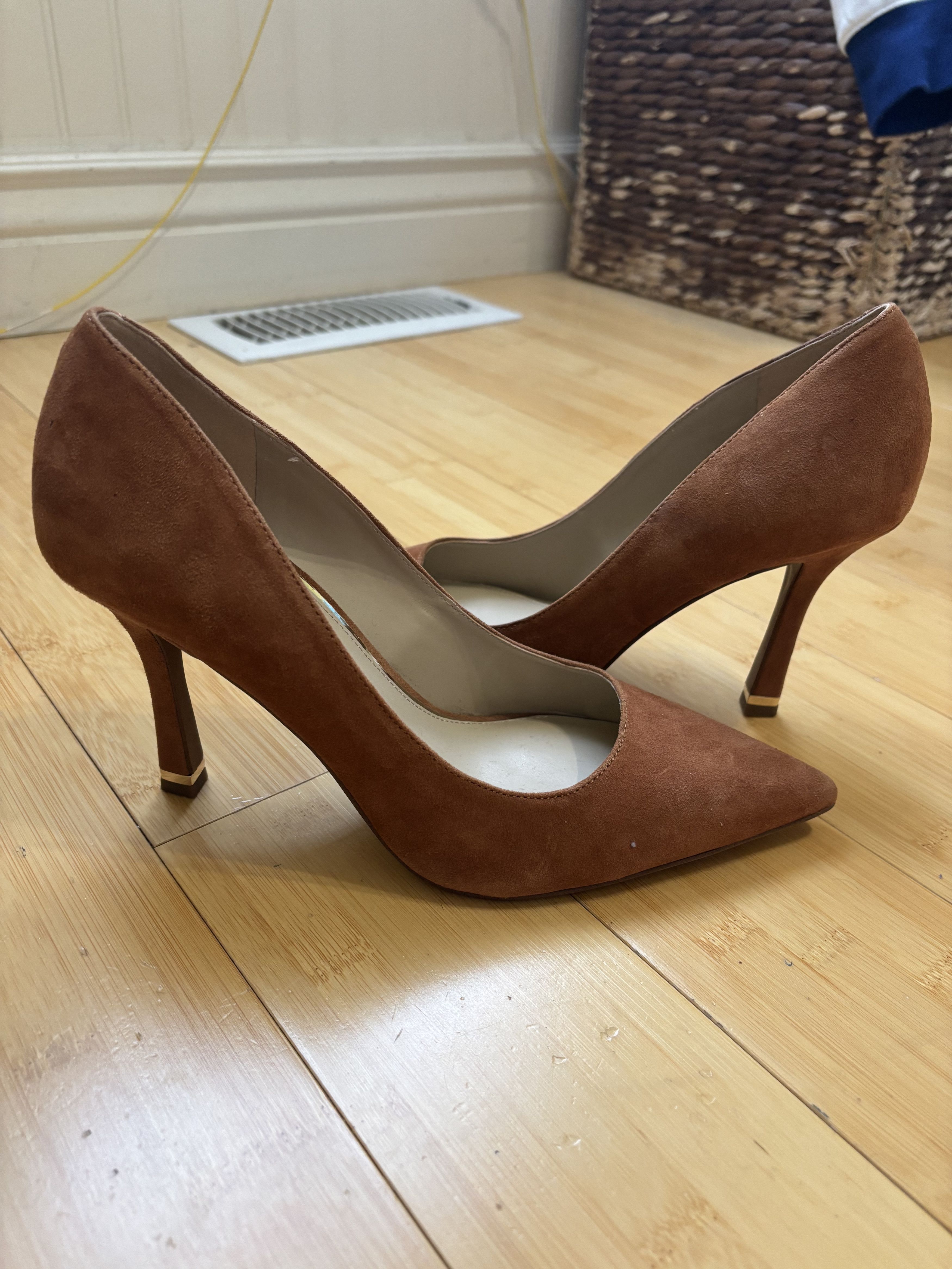 Kenneth Cole Kenneth Cole New York Suede pointed-toe pumps Size US 8.5 / IT 38.5 - 3 Thumbnail