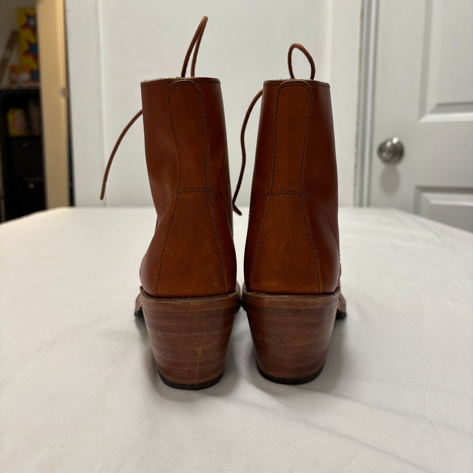 Red Wing Red Wing 3404 Leather Lace Oro Legacy Heritage Clara Boots Size US 8 / IT 38 - 4 Thumbnail