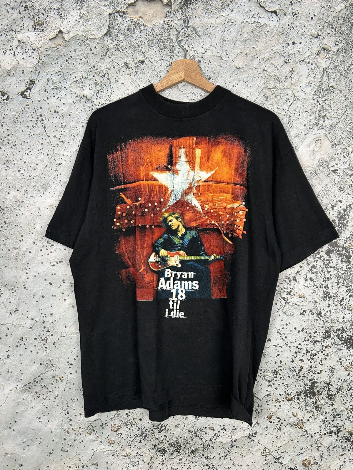 Band Tees Vintage Bryan Adams 18 Til i Die Tour Tee Rock Band Graphic Size US XL / EU 56 / 4 - 1 Thumbnail