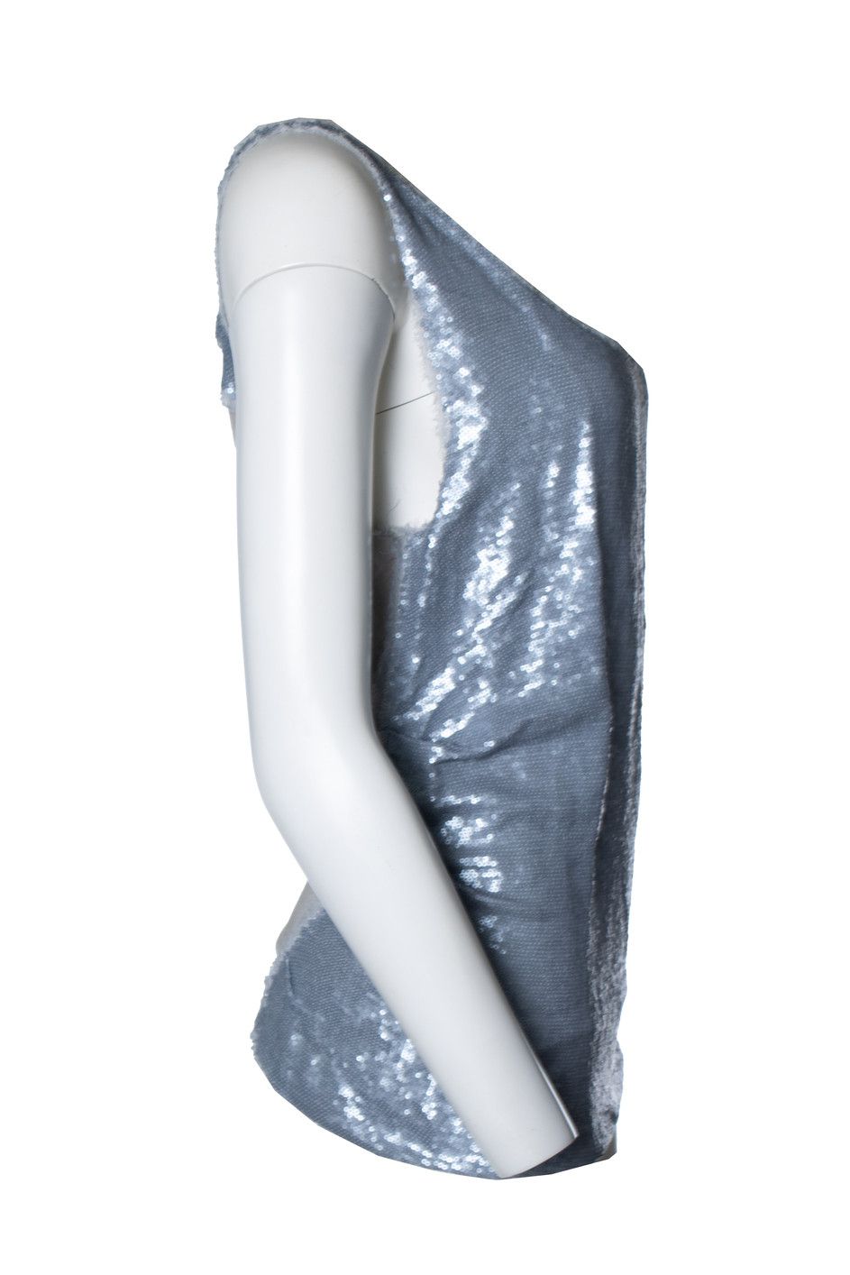 Donna Karan Donna Karan, grey metallic sequinned top Size M / US 6-8 / IT 42-44 - 6 Thumbnail