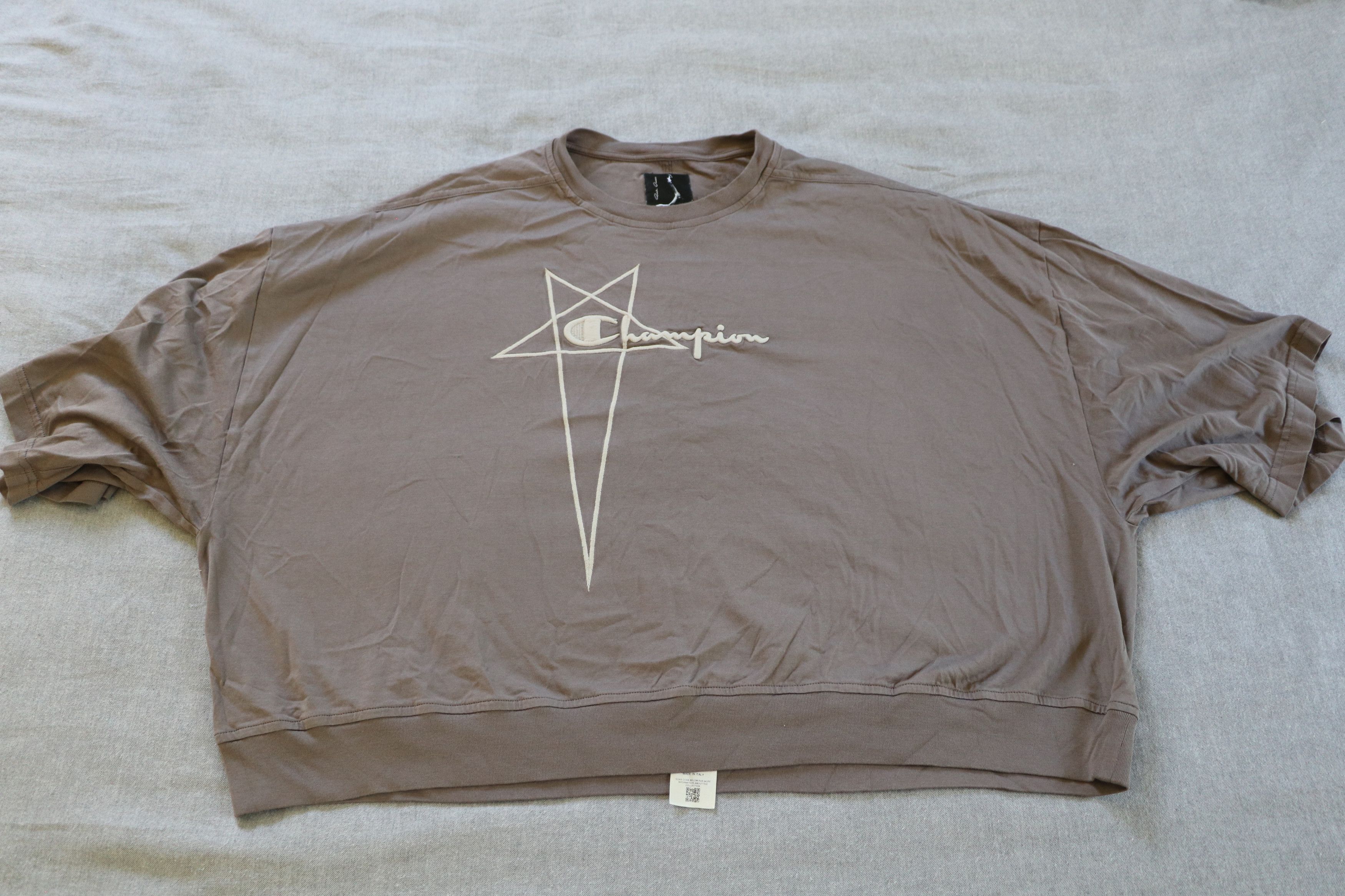 Rick Owens X Champion T Shirt | Grailed