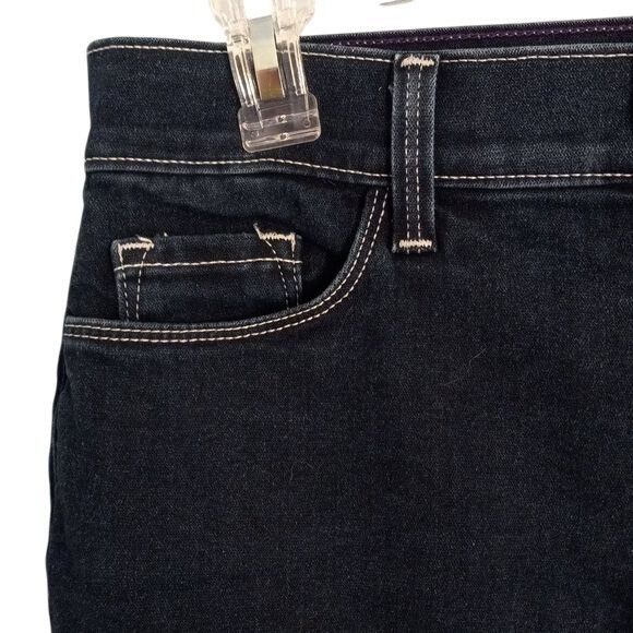 NYDJ NYDJ Size 8 Jeans Womens Dark Wash Straight Leg USA Lift Tuc Size 30" / US 8 / IT 44 - 5 Thumbnail