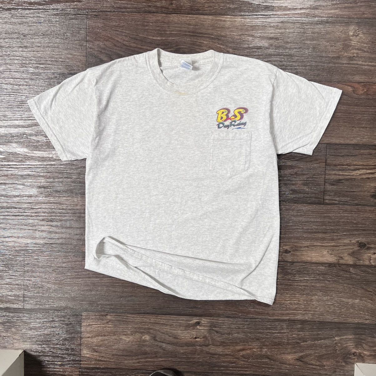 Gilded Age Vintage 2000s B.S Drag racing grime tshirt Size US L / EU 52-54 / 3 - 2 Thumbnail