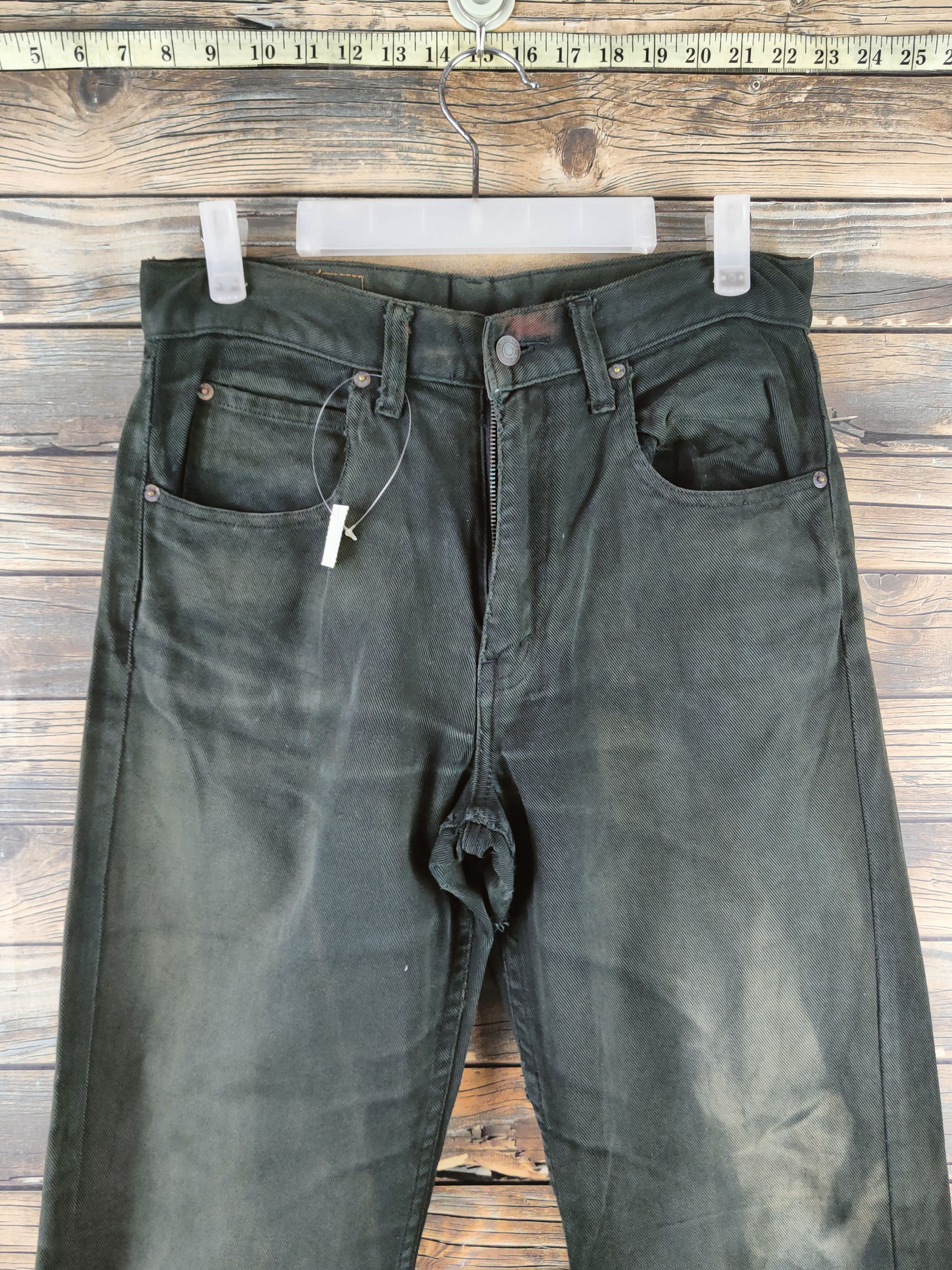 Levi's Levi's Black Distressed ripped vintage denim Jeans #S2819 Size US 30 / EU 46 - 2 Thumbnail