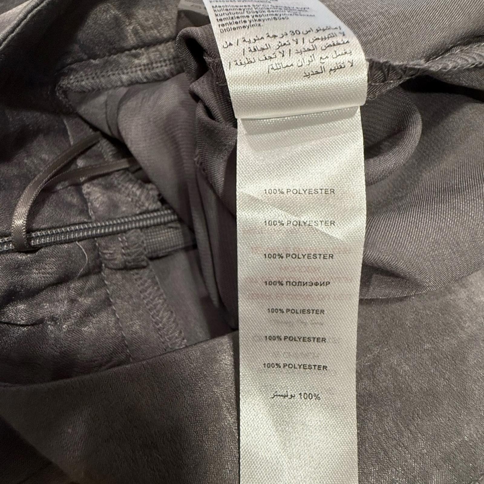 Other Outrageous Fortune shimmery silver wide leg dress pants SZ 8 Size 30" / US 8 / IT 44 - 5 Thumbnail