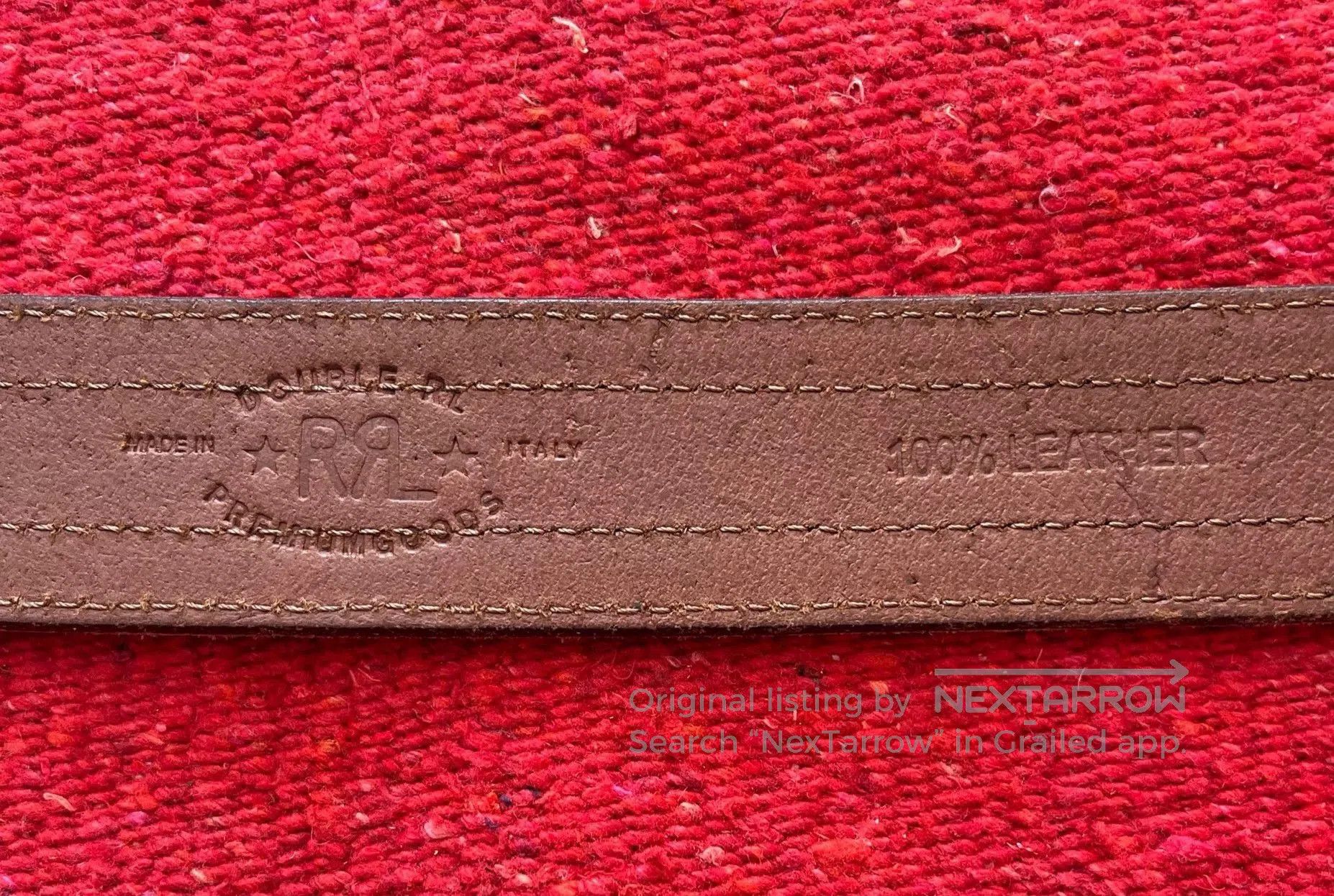 Other Rare Double RL Classic Leather Belt. Size ONE SIZE - 5 Thumbnail